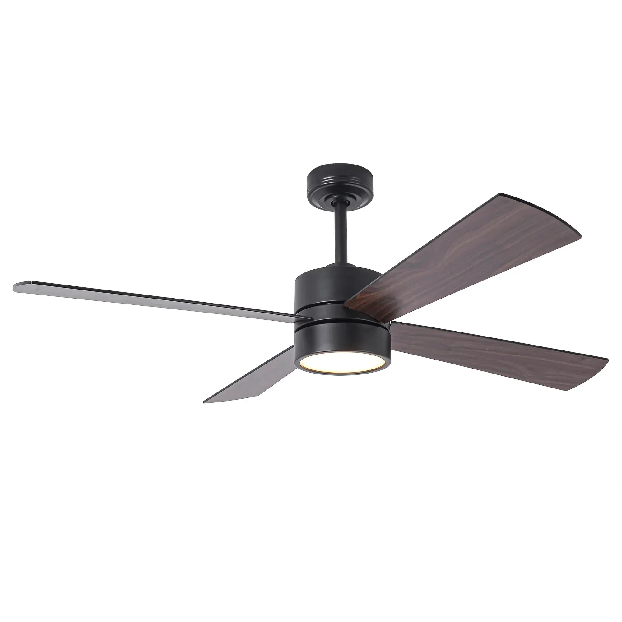 52 Inch Bucholz Industrial Dimmable RGB LED Ceiling Fan with Remote and APP Control - Image 23