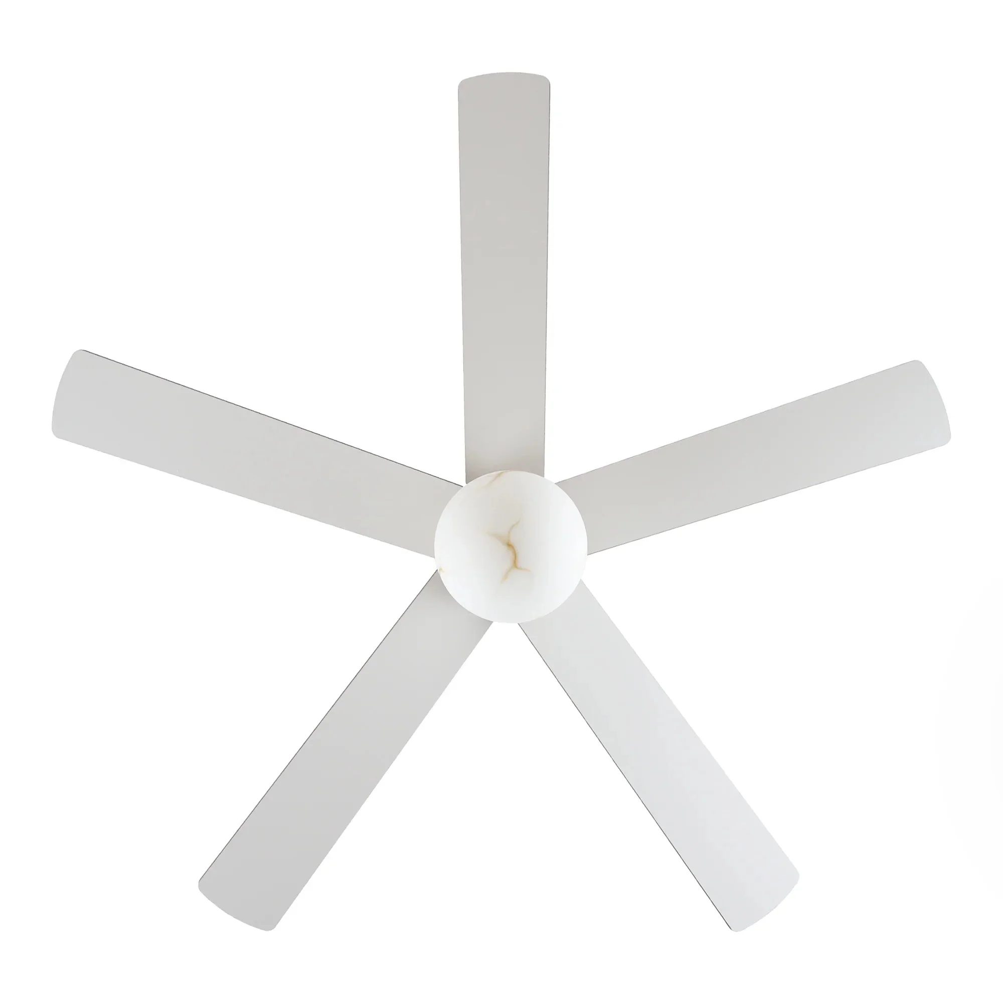 52 Inch Fanny Double-sided Blades Flush Mount LED Ceiling Fan with Remote Control - Image 14
