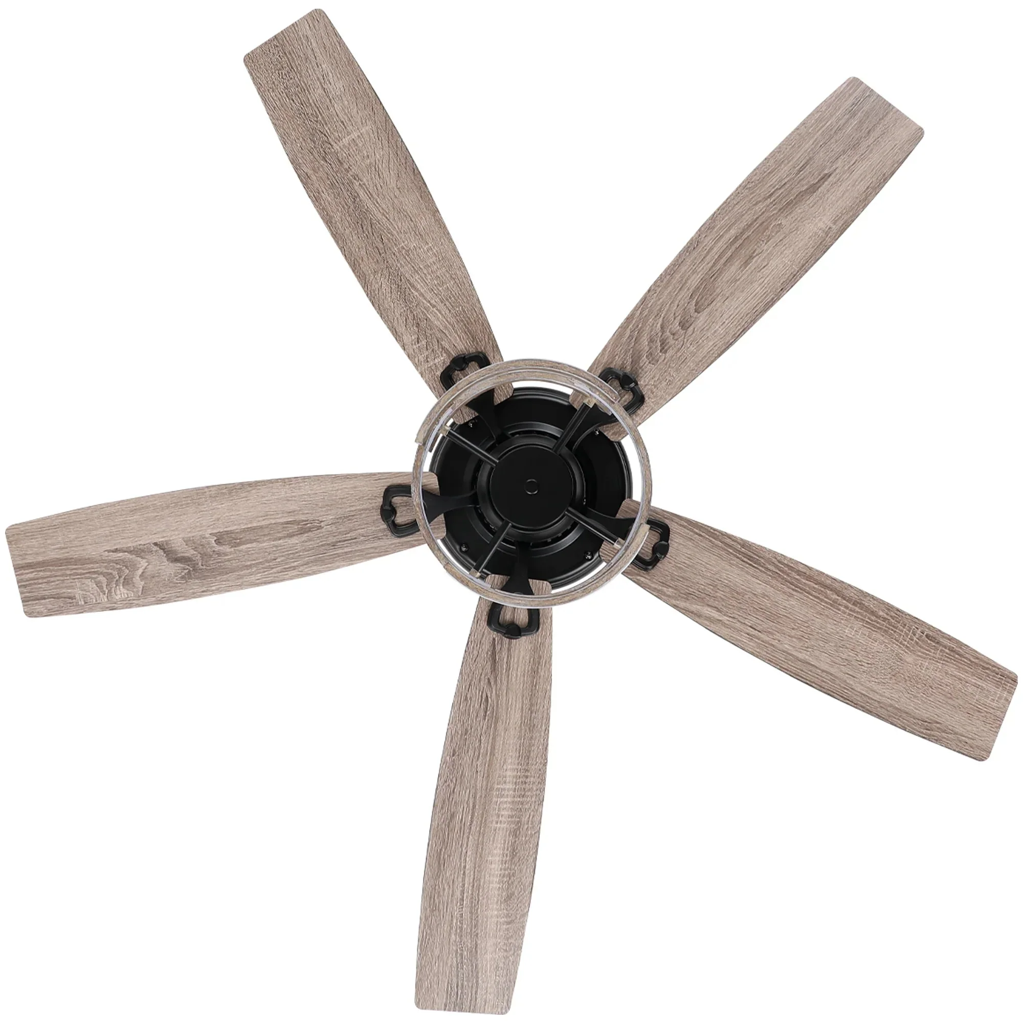 52 Inch Rita Double-sided Blades Downrod Mount LED Ceiling Fan with Remote Control - Image 18