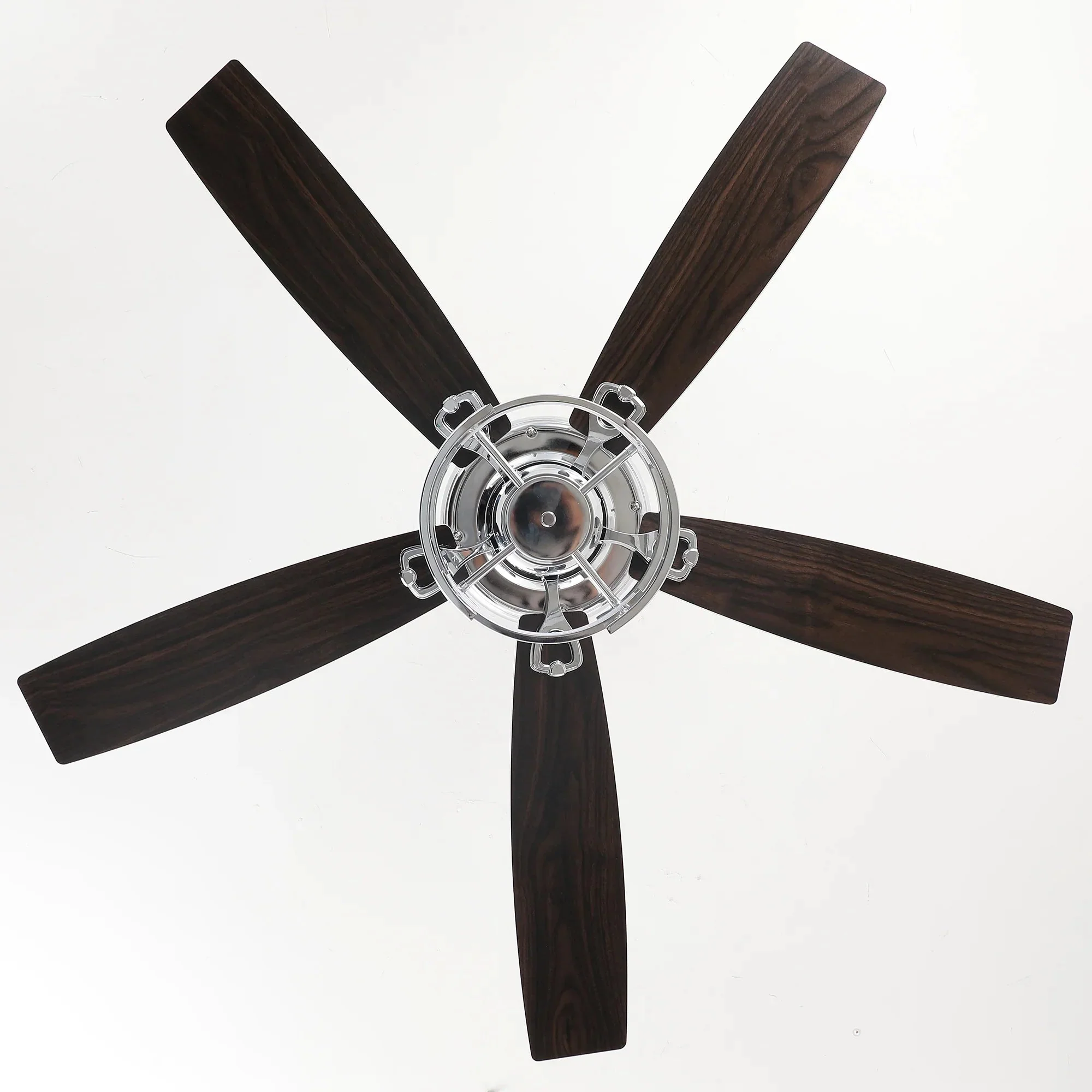 52 Inch Rita Double-sided Blades Downrod Mount LED Ceiling Fan with Remote Control - Image 19