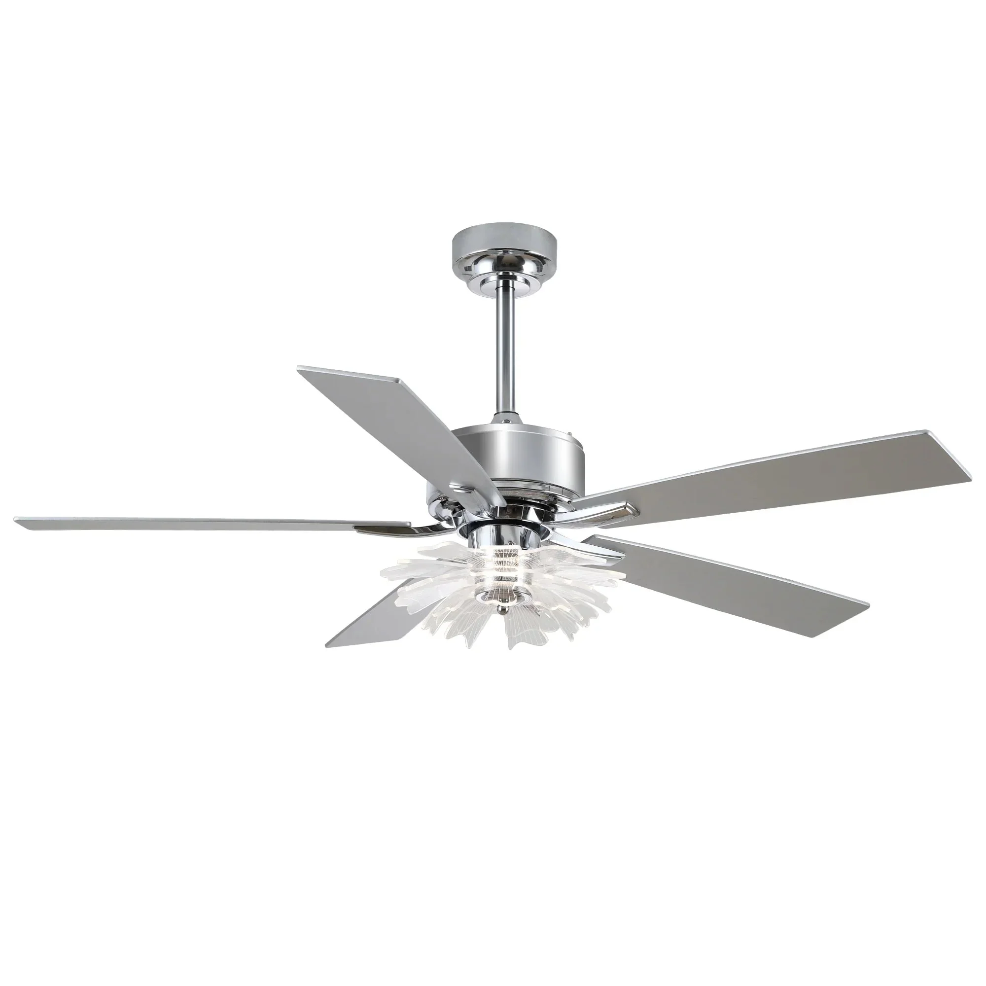 52 Inch Rory Modern Downrod Mount LED Ceiling Fan with Remote Control - Image 14