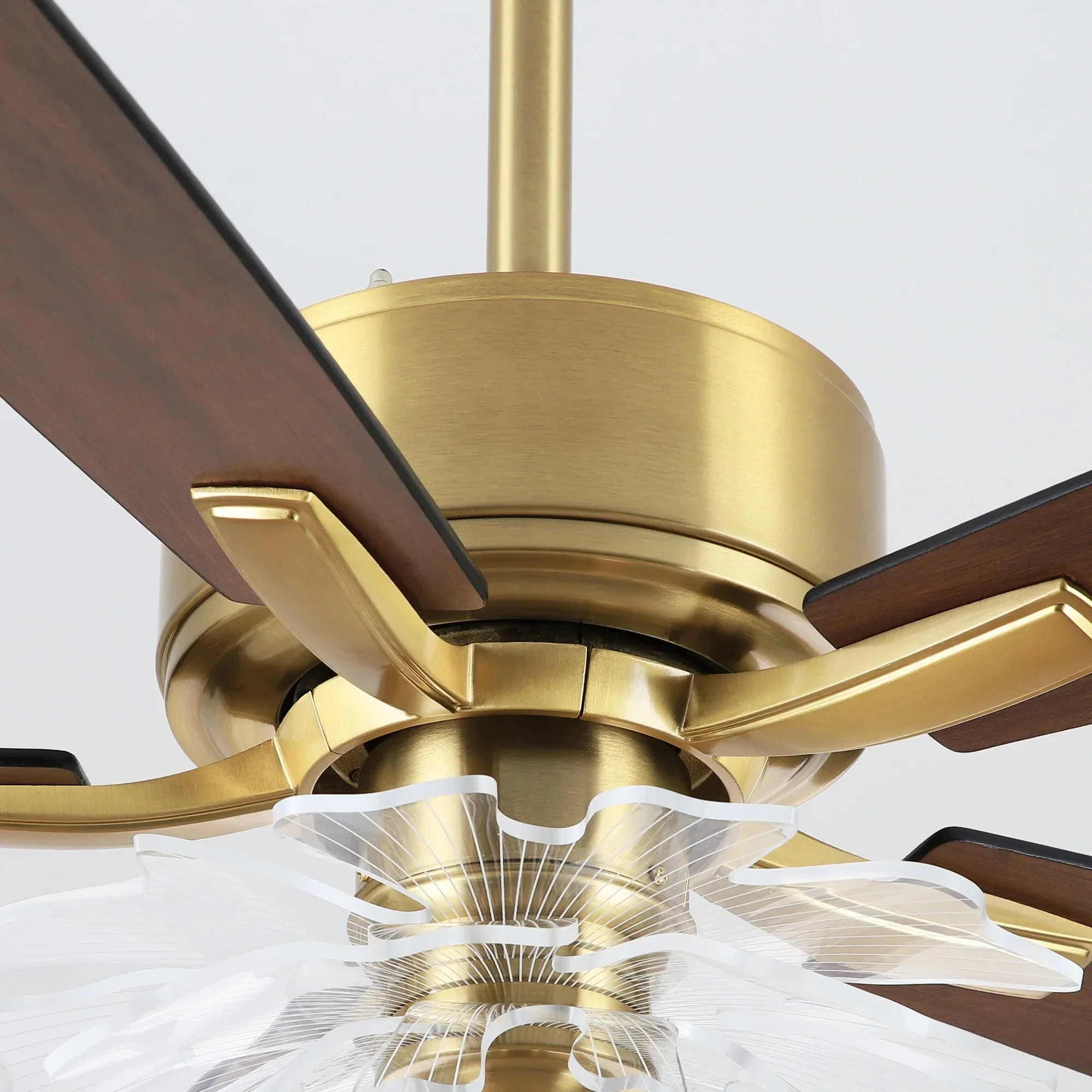 52 Inch Rory Modern Downrod Mount LED Ceiling Fan with Remote Control - Image 17