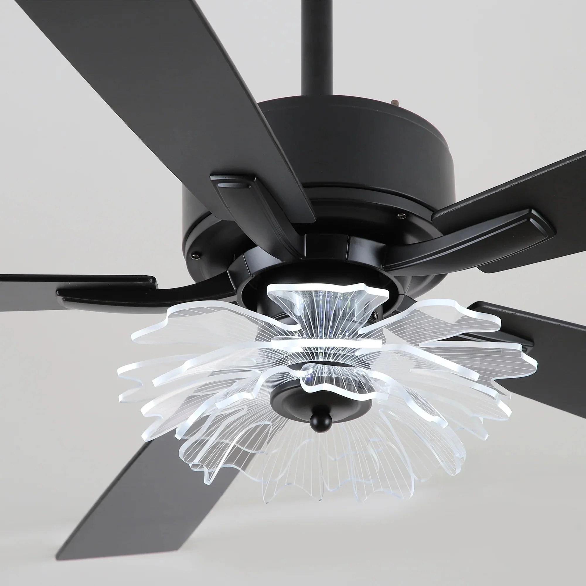 52 Inch Rory Modern Downrod Mount LED Ceiling Fan with Remote Control - Image 20