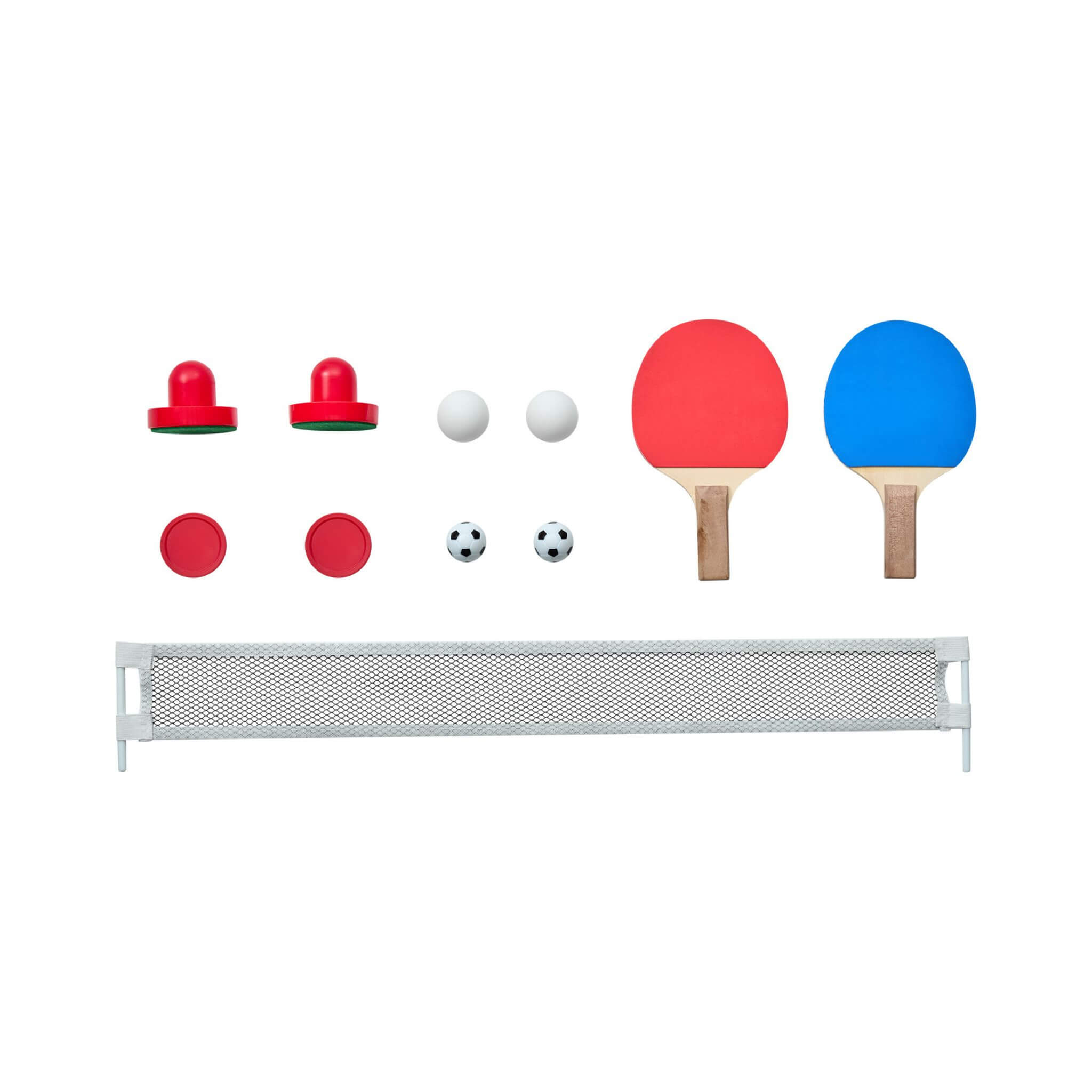 54-Inch 3-In-1 Air Hockey, Ping Pong And Foosball Table Combo (SAK14896) - Image 10