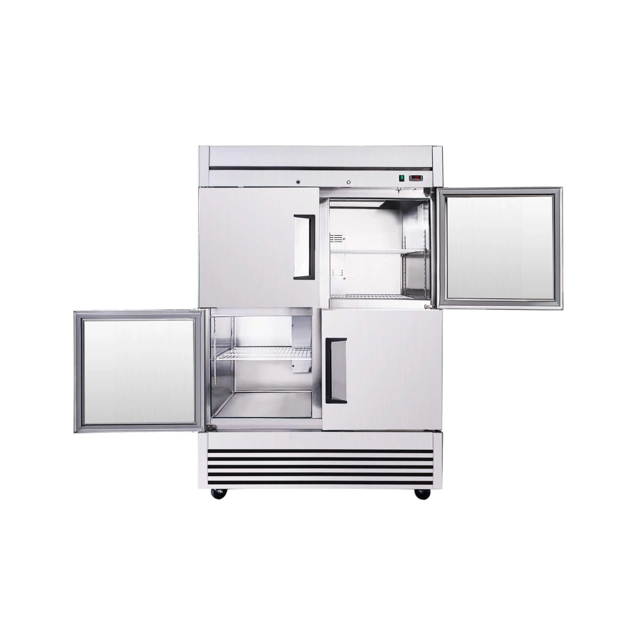54-Inch 49 Cu.Ft Commercial 6-Shelves Stainless Steel Reach-In Freezer (SAK10247) - Image 10
