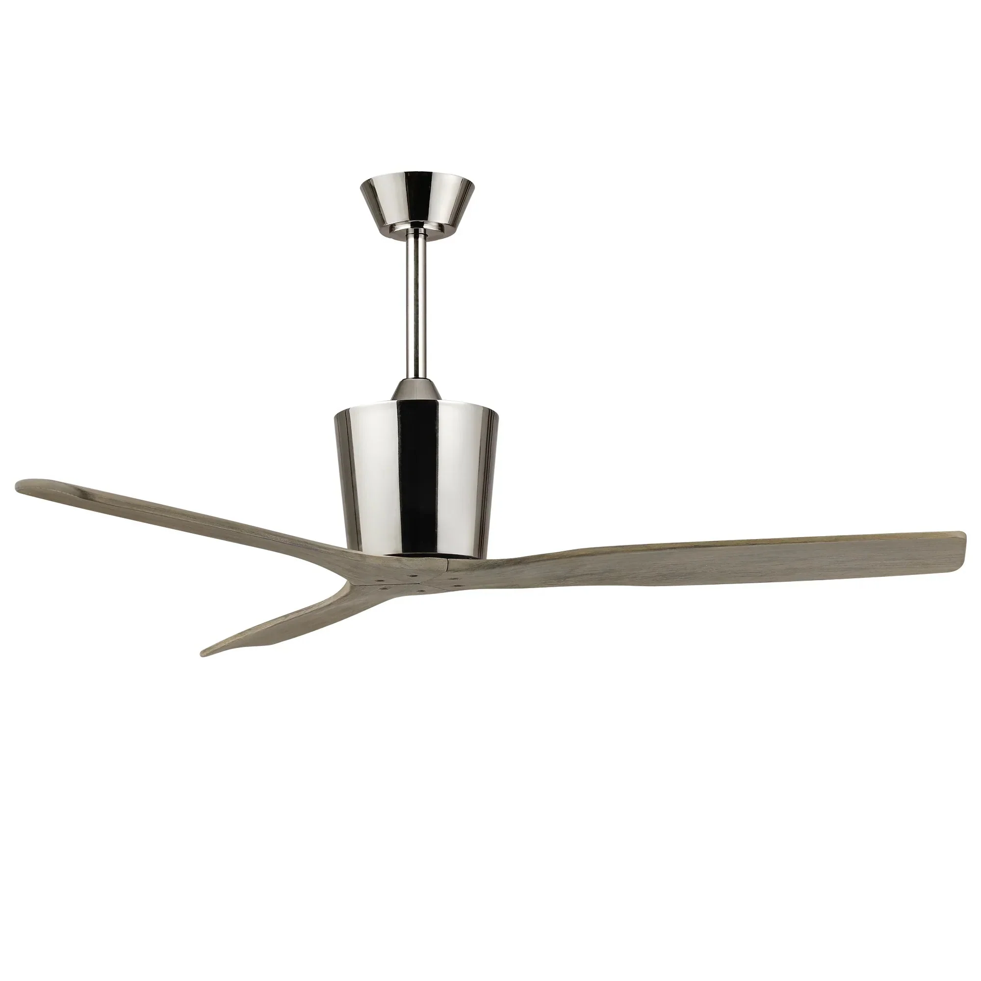54 Inch Dylan Solid Wood Blades Downrod Mount Ceiling Fan with Remote Control - Image 15