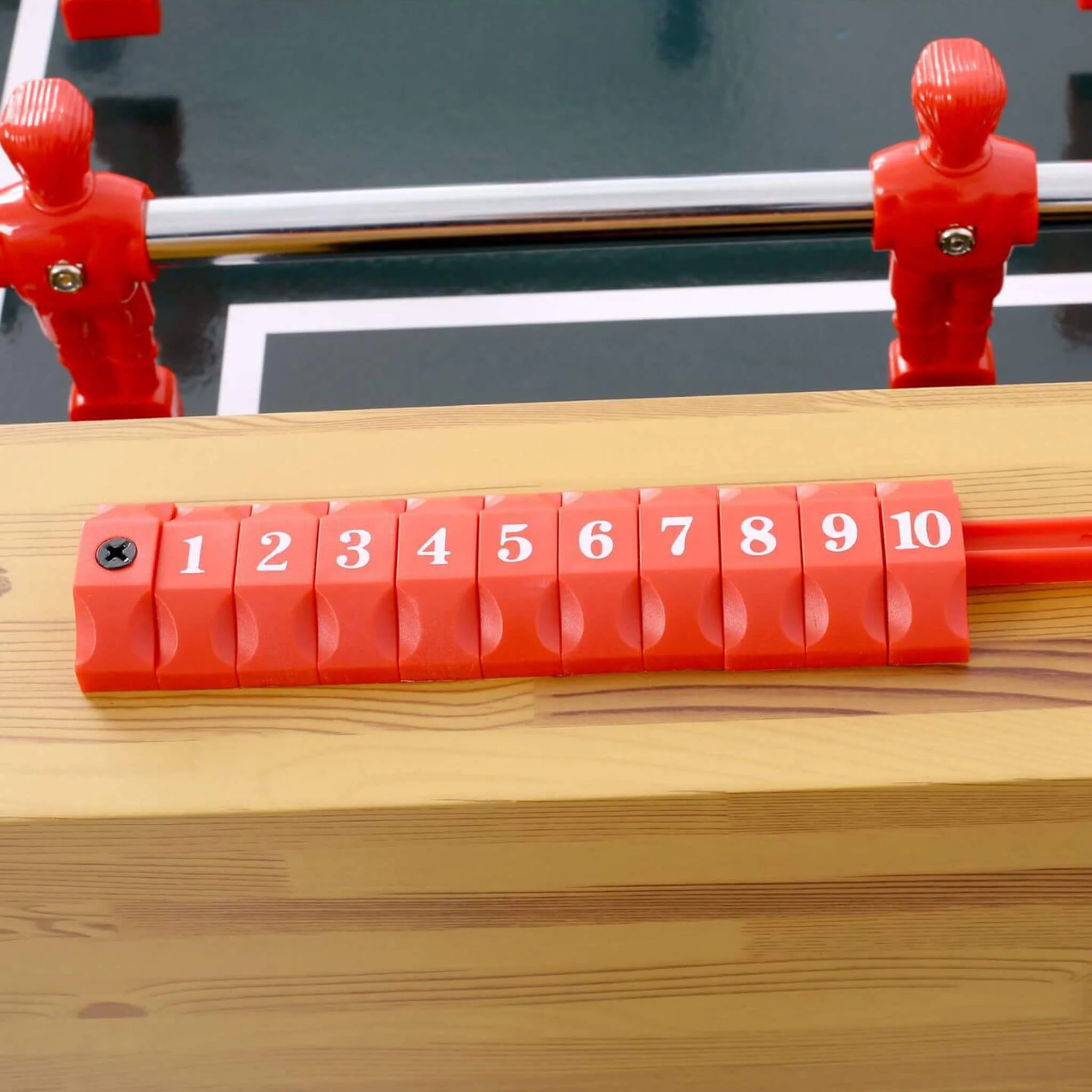 54-Inch Hurricane Light Cherry Foosball Table With Accessories (SAK38651) - Image 7