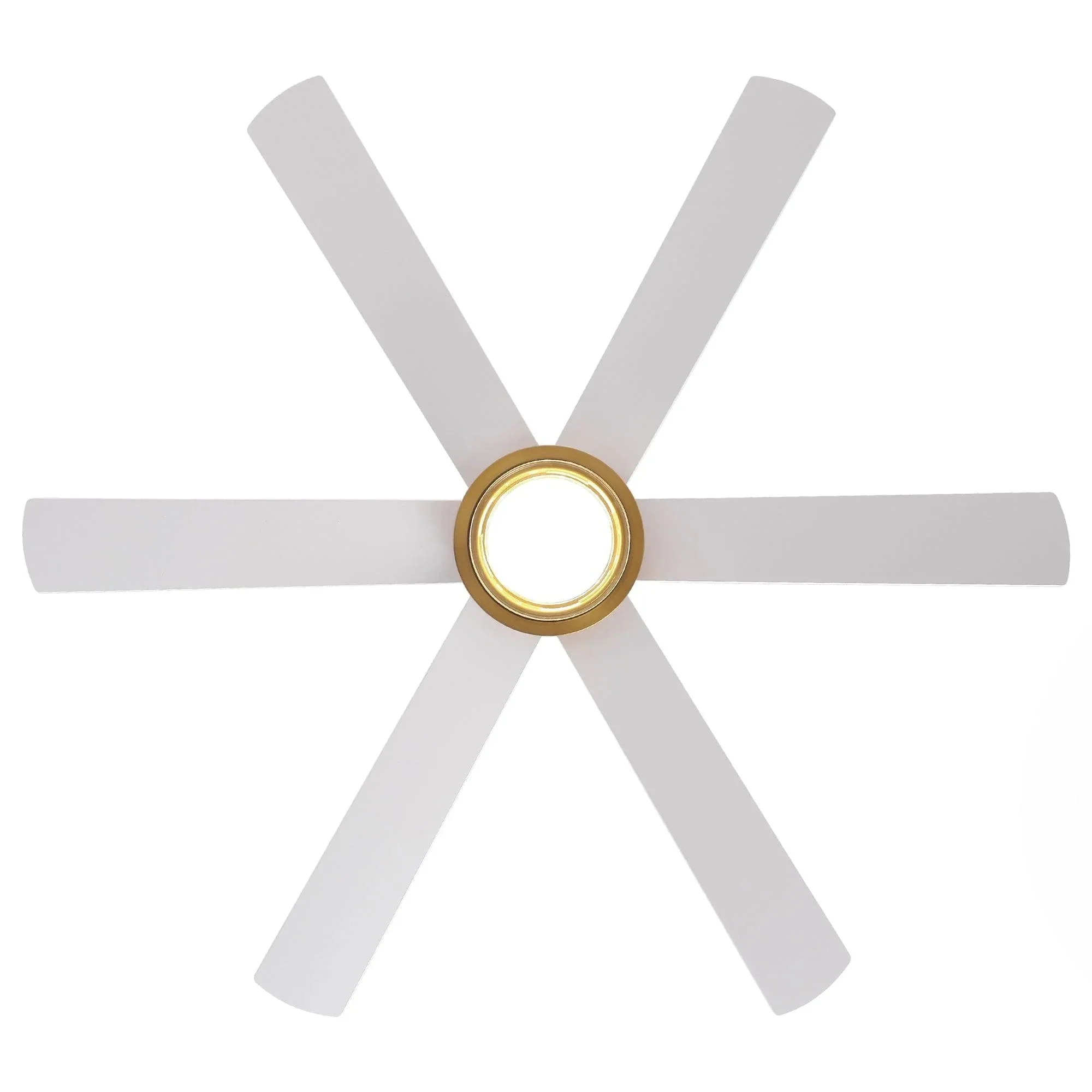 54 Inch Kama Modern Downrod Mount Ceiling Fan with Remote Control and LED Light - Image 10