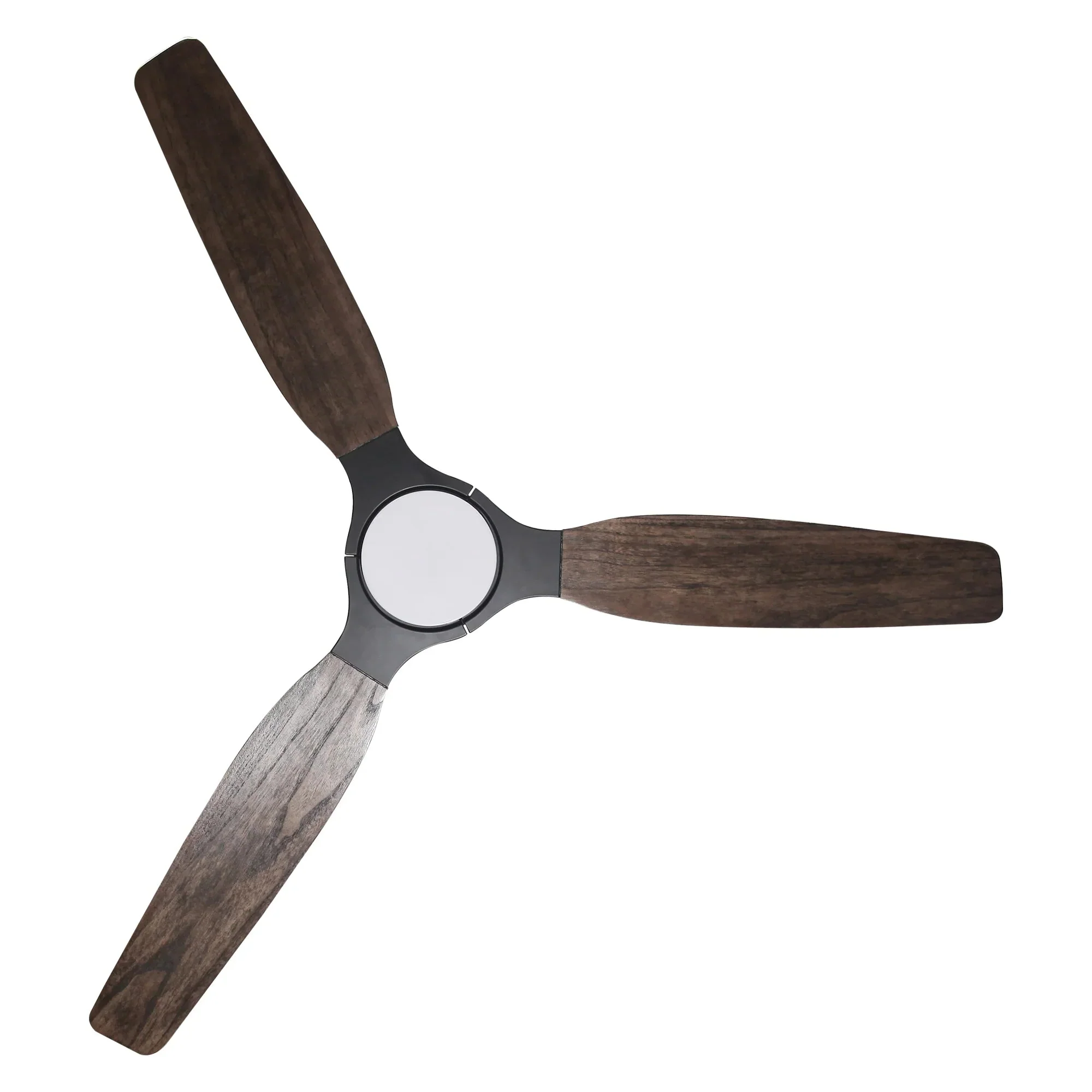 56 Inch Louise Downrod Mount LED Wood Blades Ceiling Fan with Remote Control - Image 12