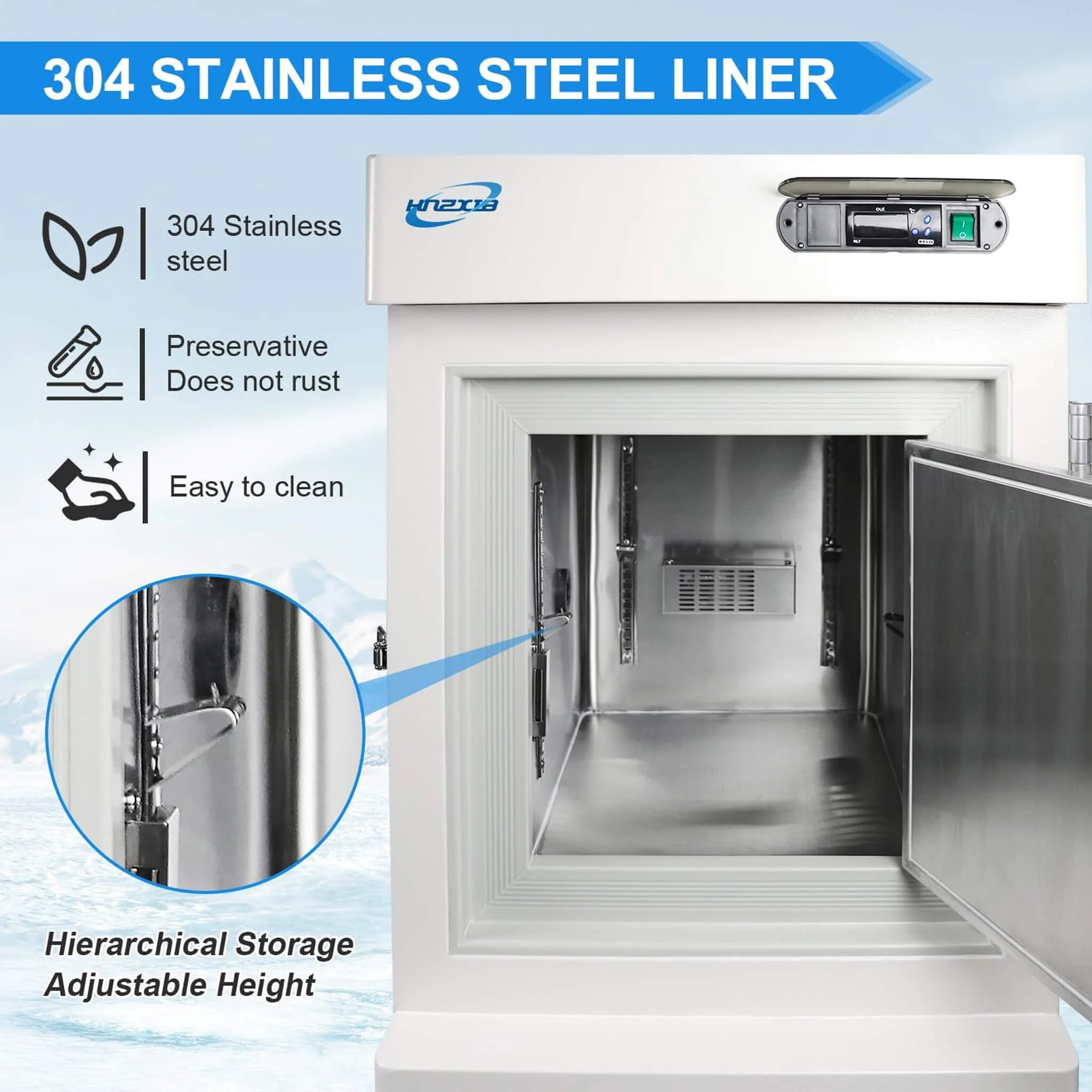 58L Ultra-Low Temperature Laboratory Freezer With Precision Cooling (SAK37621) - Image 6