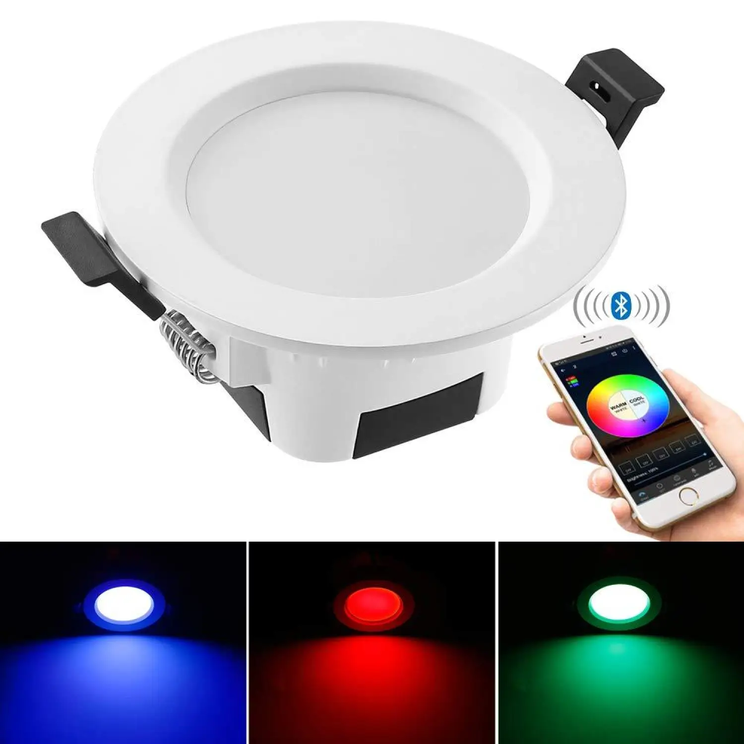 5W Indoor Smart Recessed Light - Bluetooth Control, Adjustable Brightness - Image 3