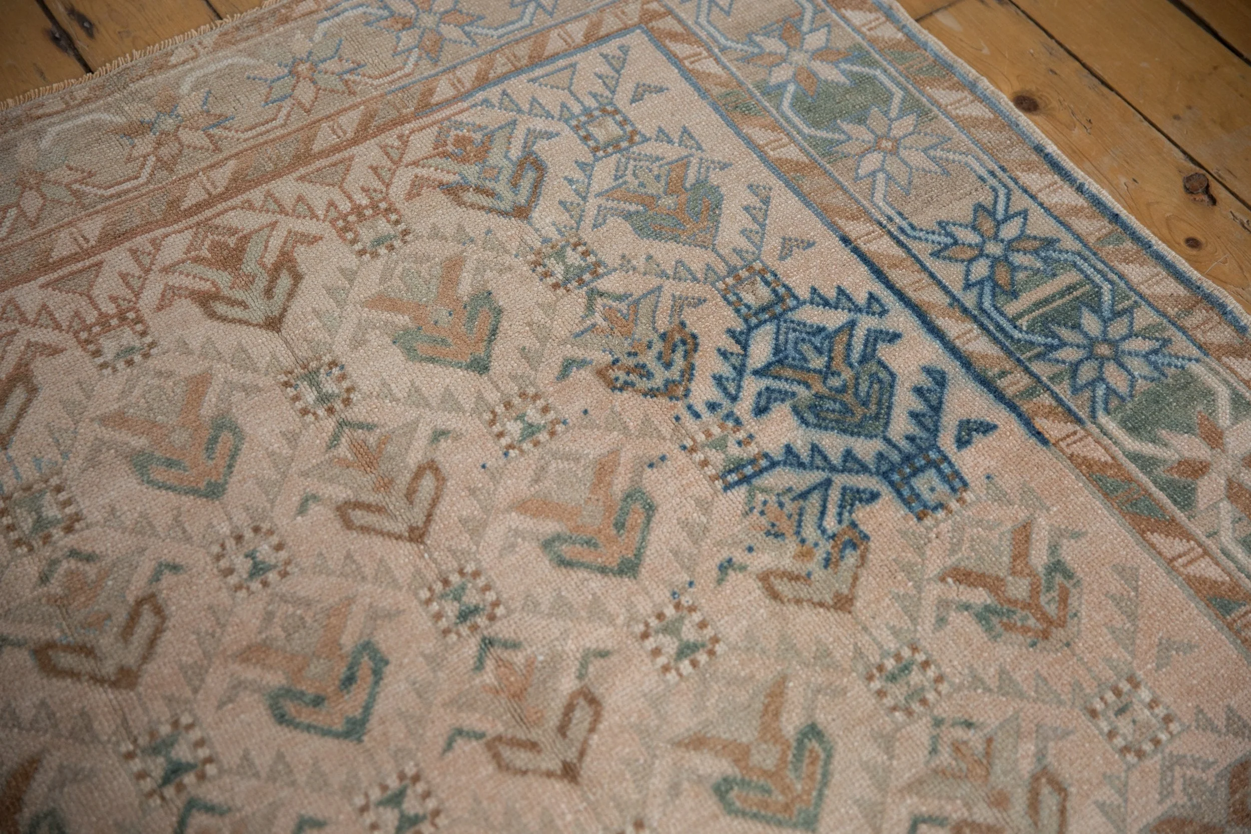 5x10.5 Vintage Distressed Oushak Rug Runner - Image 10