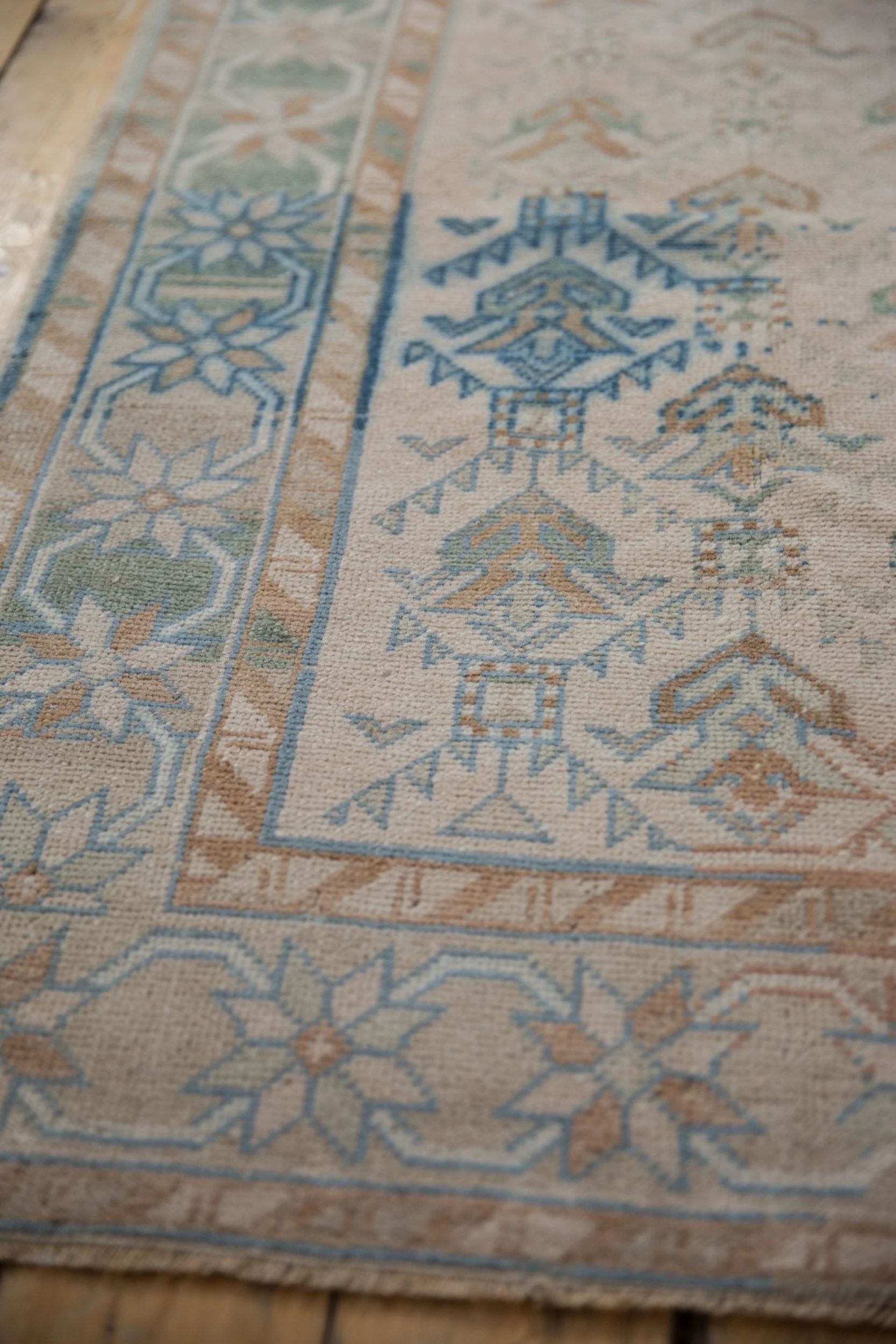 5x10.5 Vintage Distressed Oushak Rug Runner - Image 4