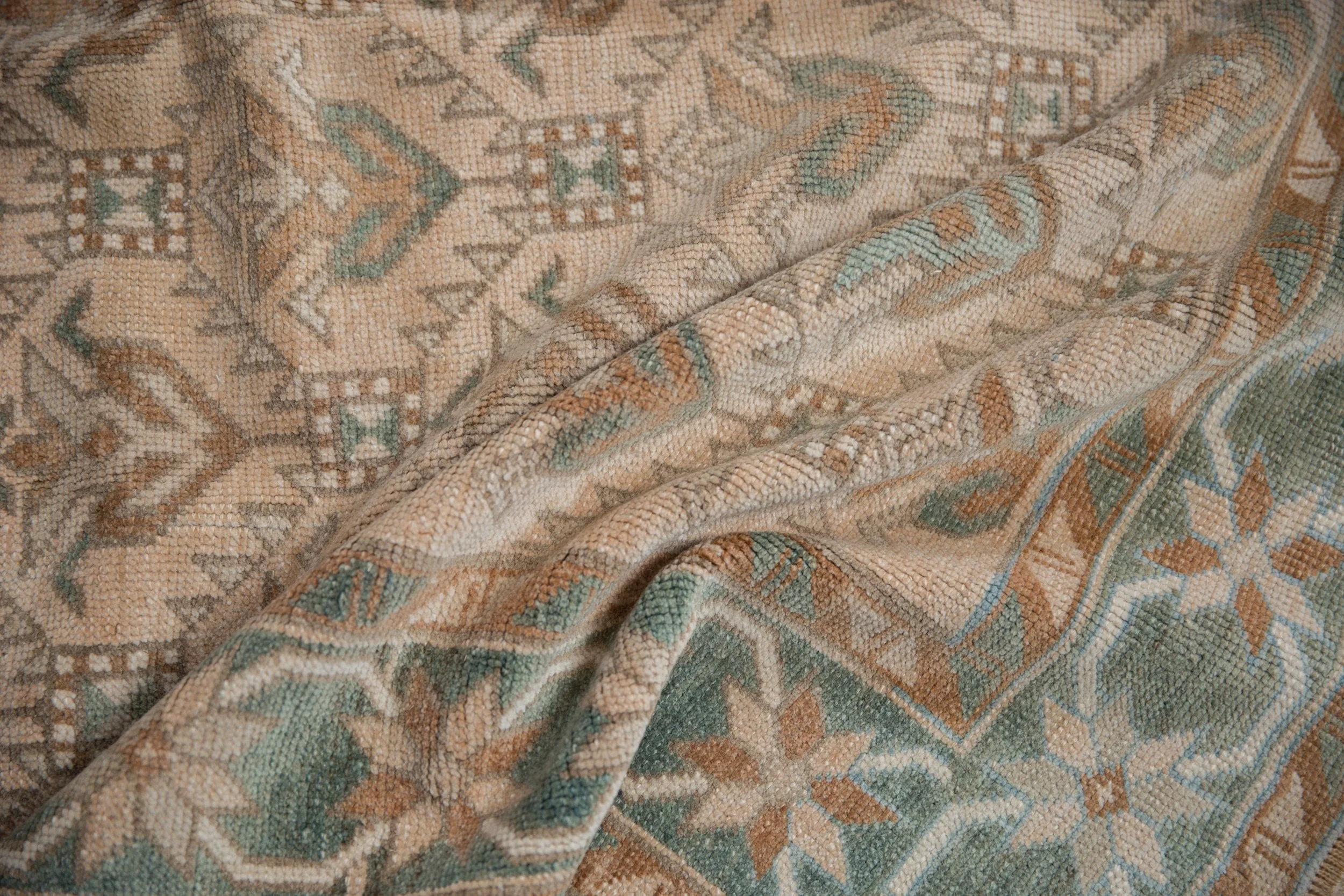 5x10.5 Vintage Distressed Oushak Rug Runner - Image 8