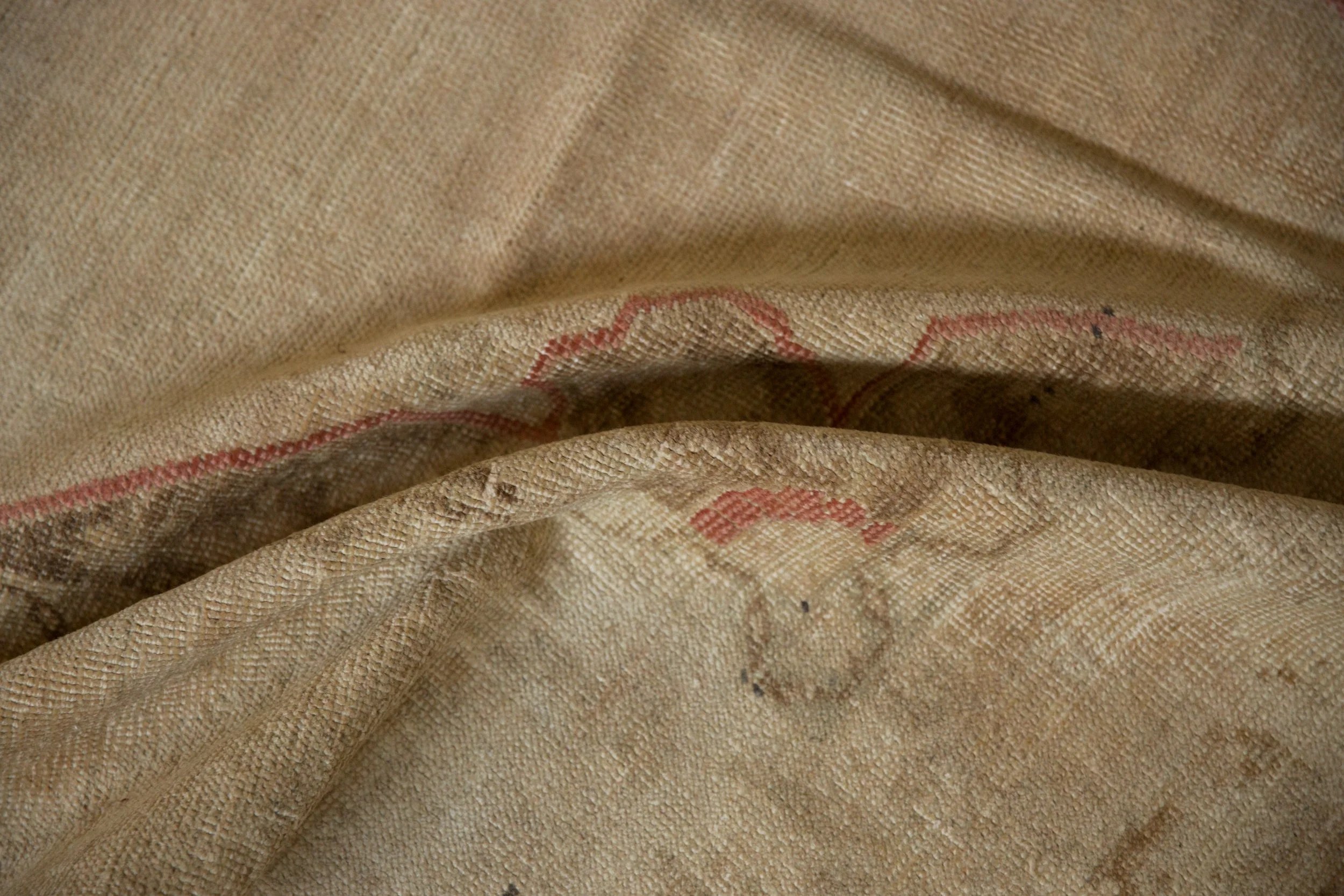 5x10 Vintage Distressed Oushak Rug Runner - Image 10