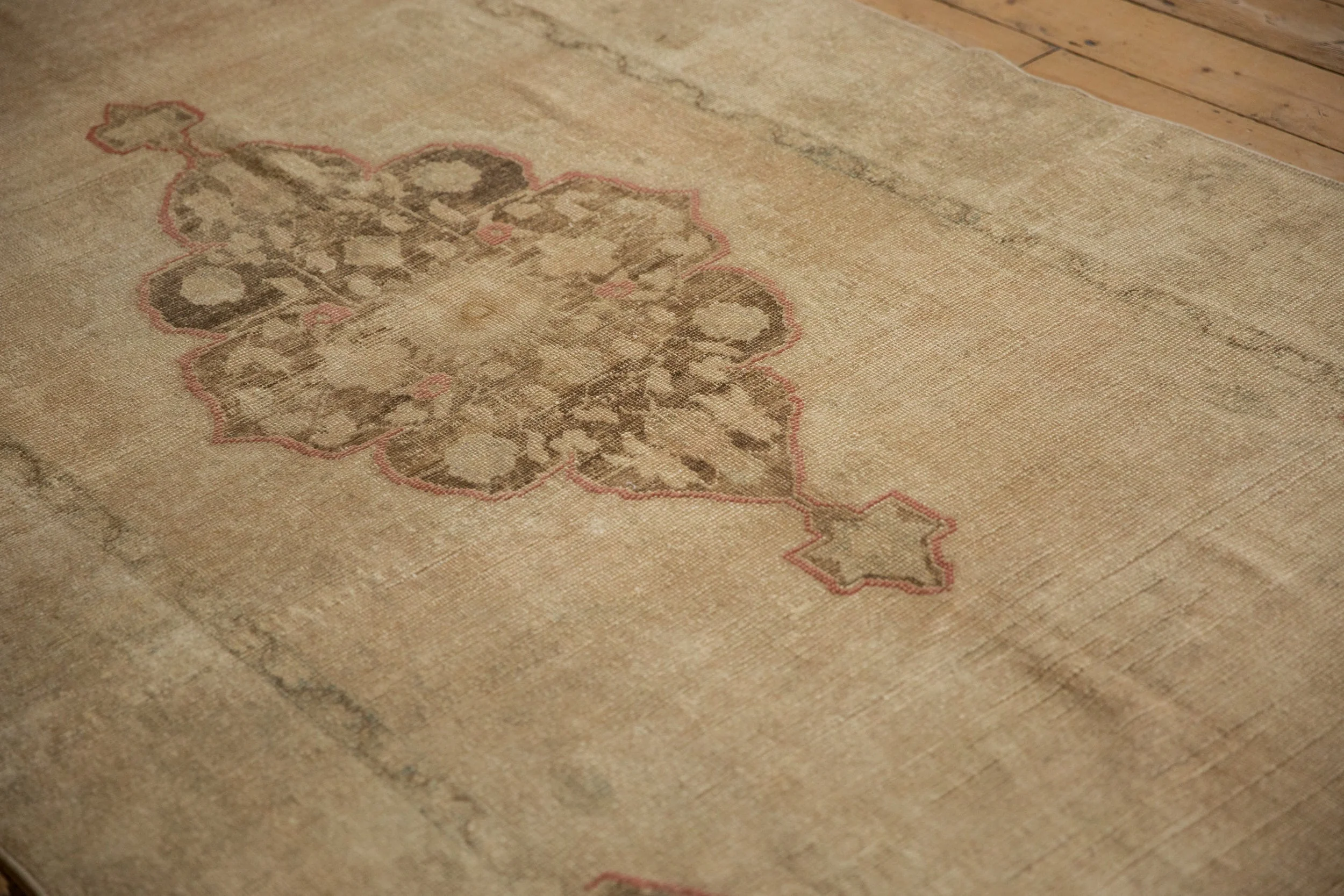 5x10 Vintage Distressed Oushak Rug Runner - Image 5