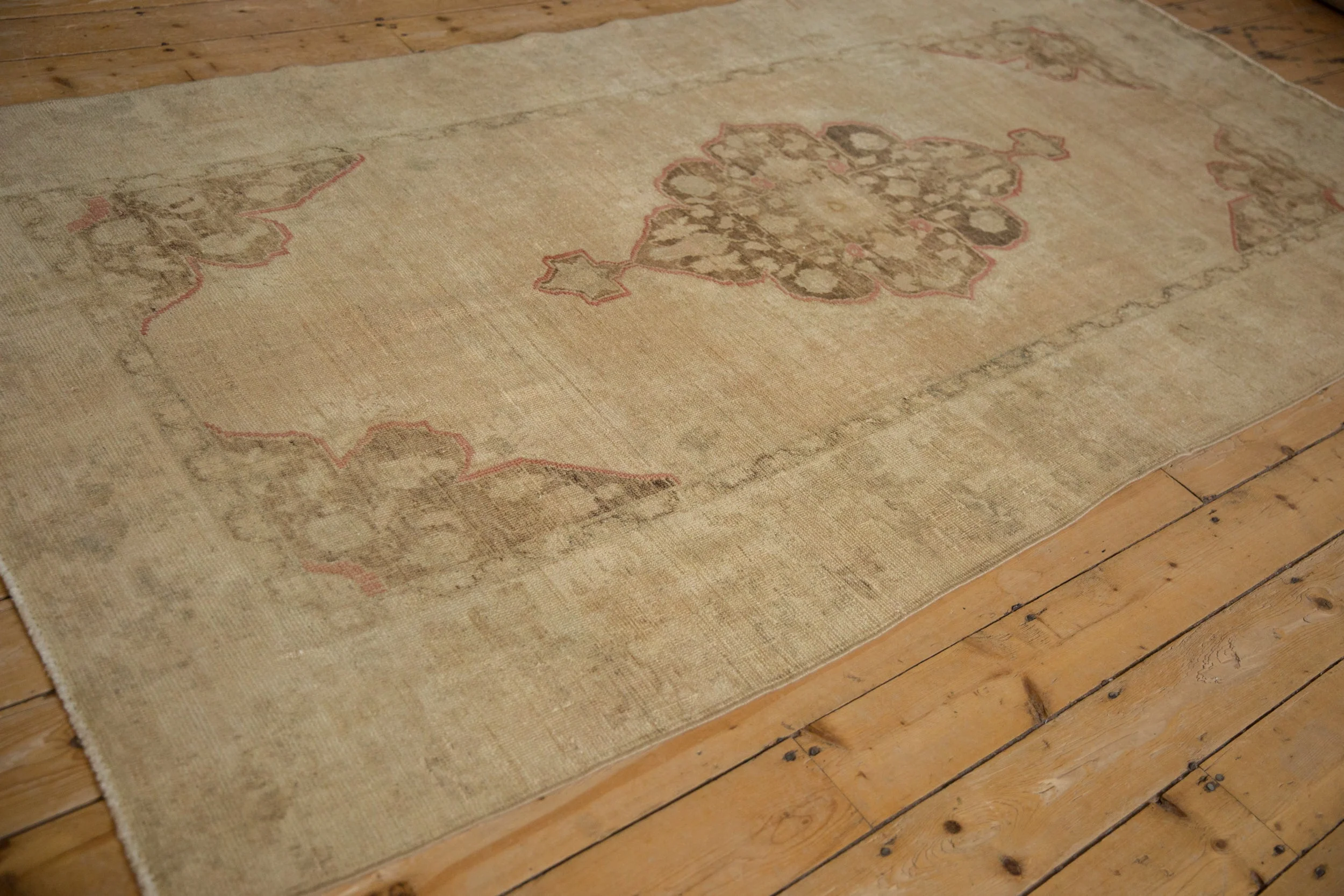 5x10 Vintage Distressed Oushak Rug Runner - Image 6