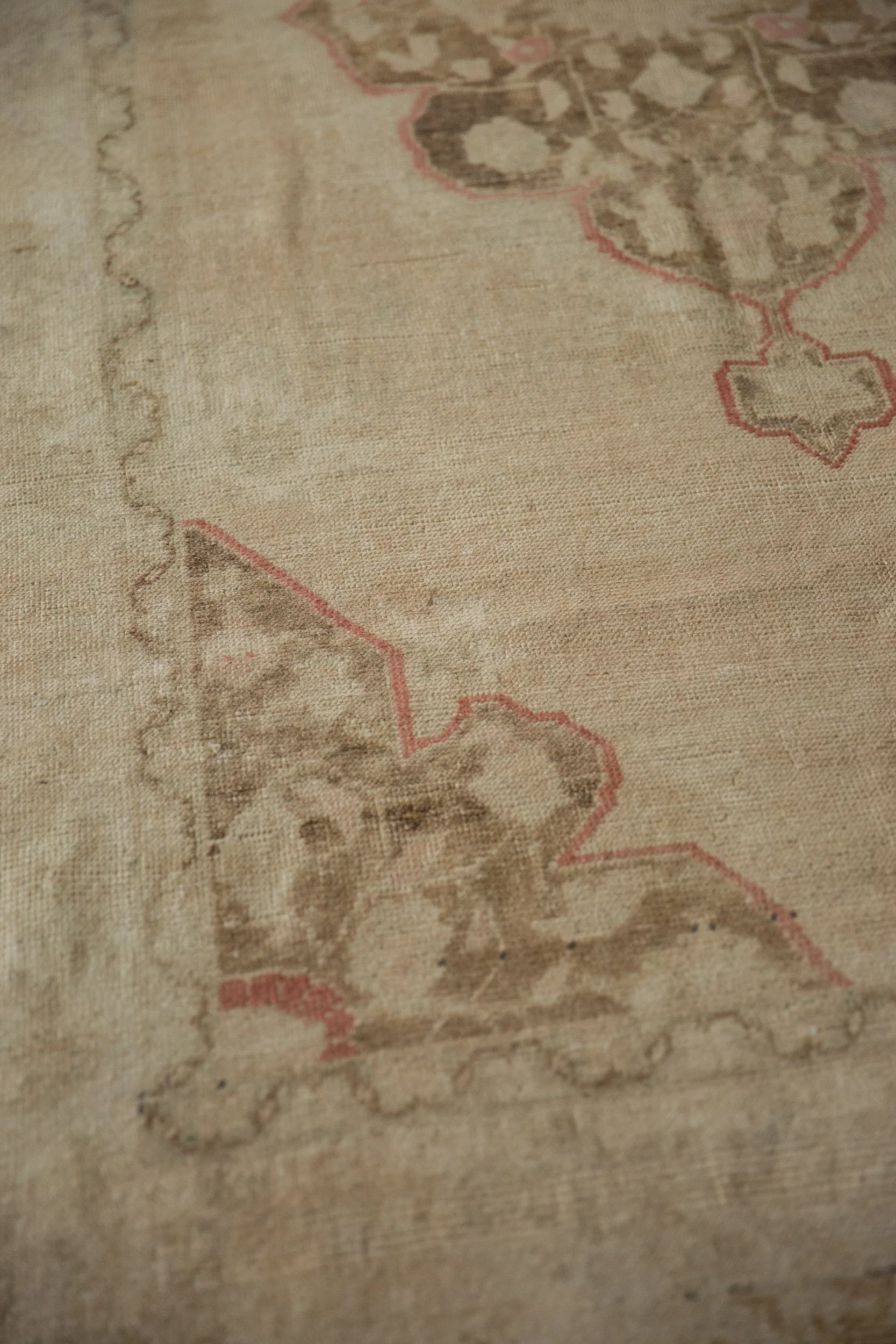 5x10 Vintage Distressed Oushak Rug Runner - Image 9