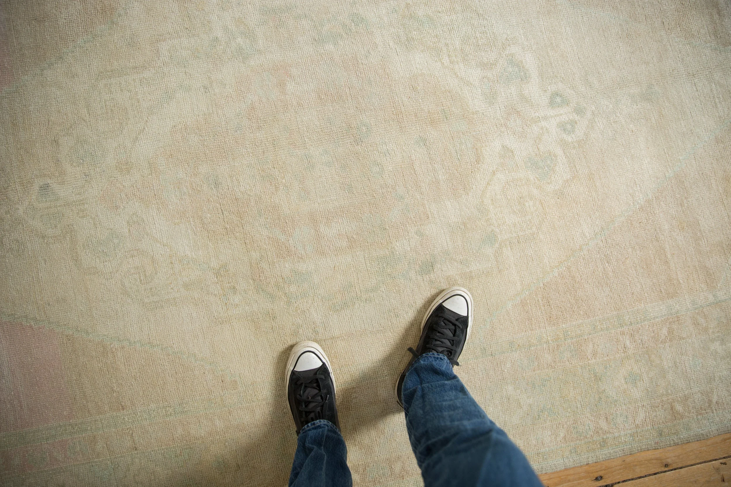 5x10 Vintage Distressed Oushak Rug Runner - Image 2