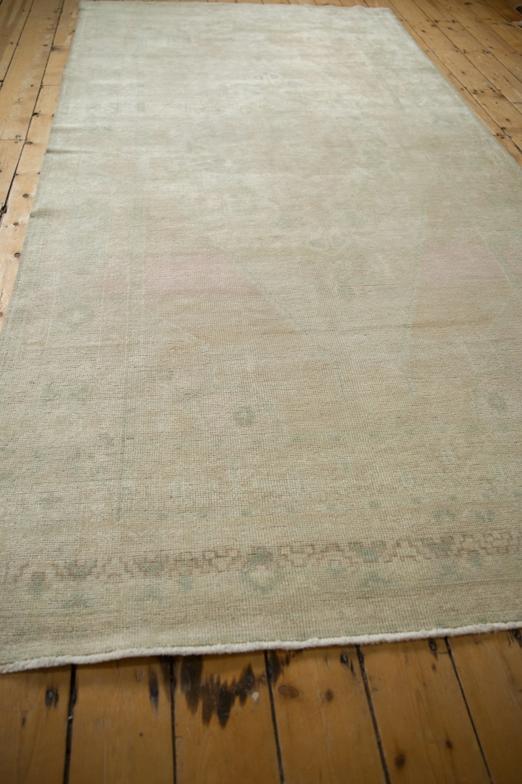 5x10 Vintage Distressed Oushak Rug Runner - Image 8
