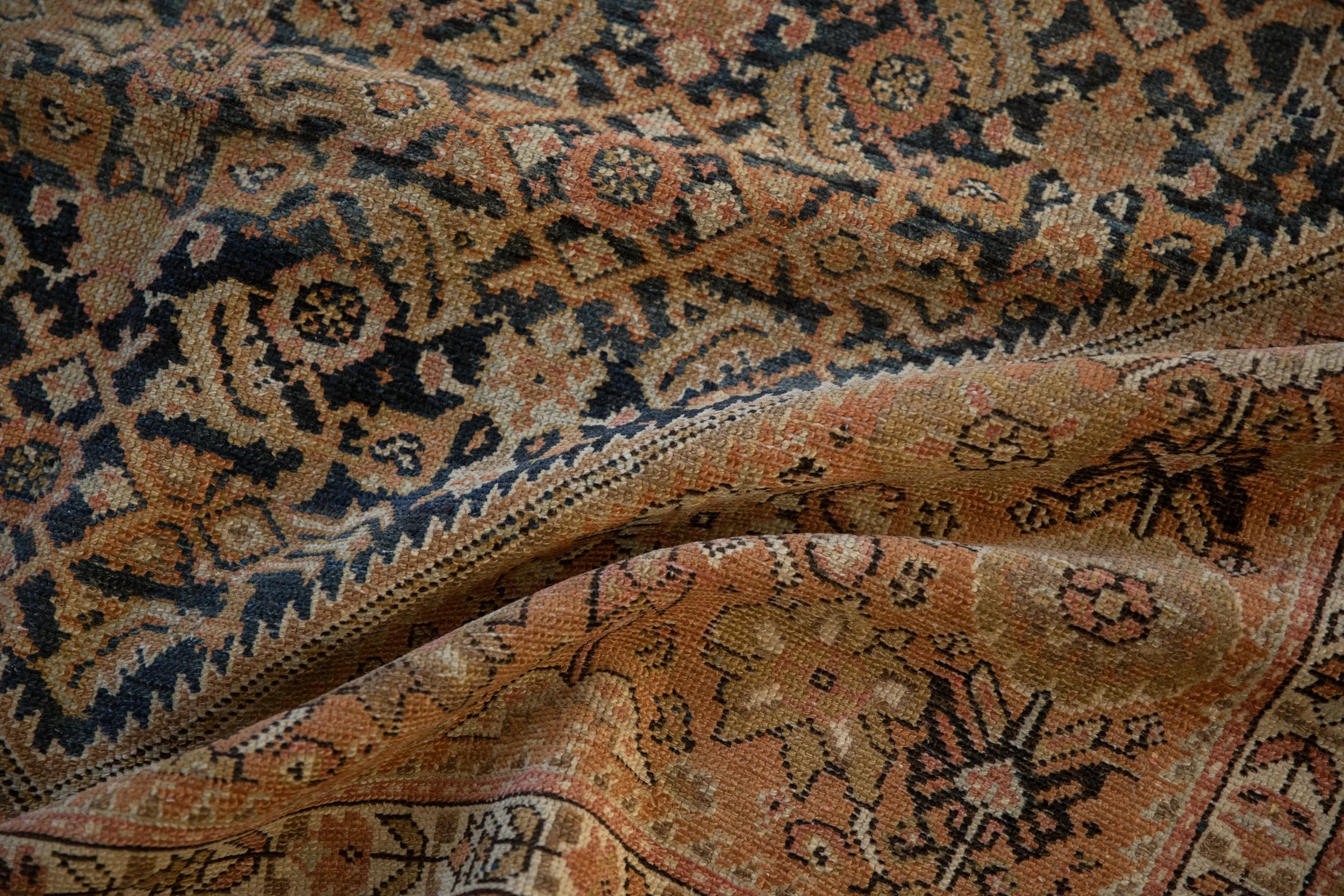 5x11.5 Vintage Distressed Malayer Rug Runner - Image 12