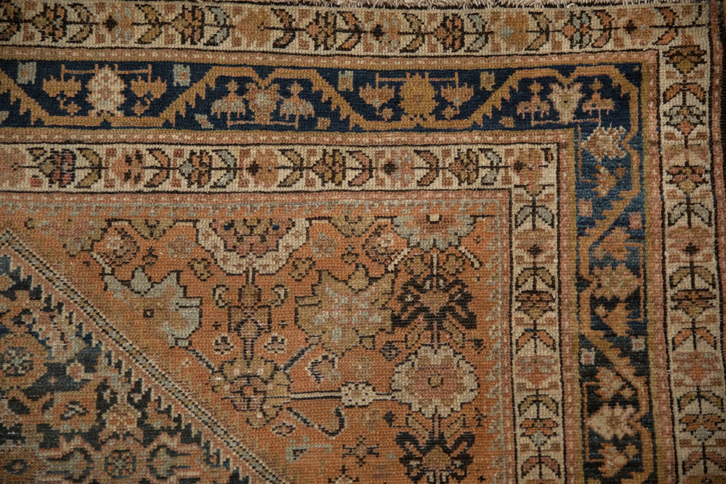 5x11.5 Vintage Distressed Malayer Rug Runner - Image 3