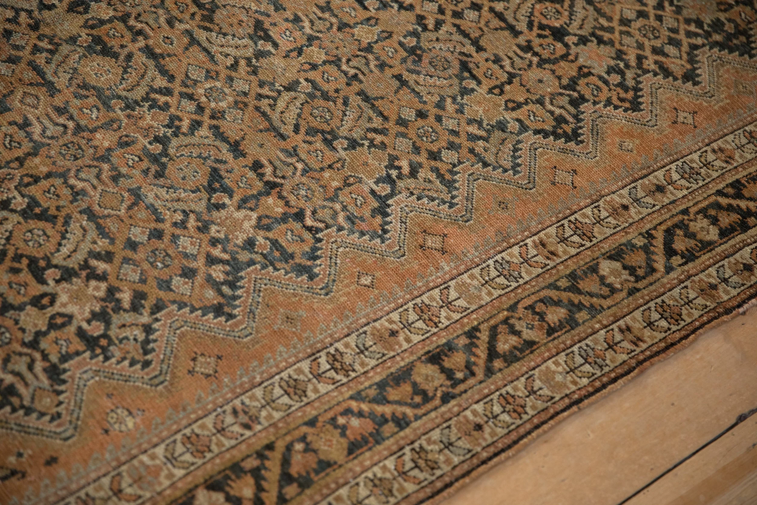 5x11.5 Vintage Distressed Malayer Rug Runner - Image 8