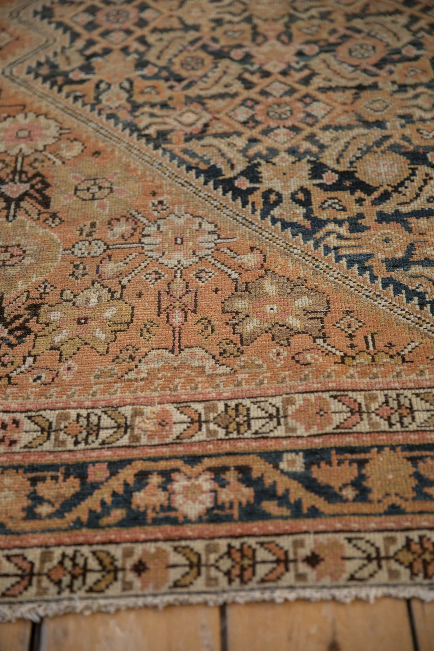 5x11.5 Vintage Distressed Malayer Rug Runner - Image 9
