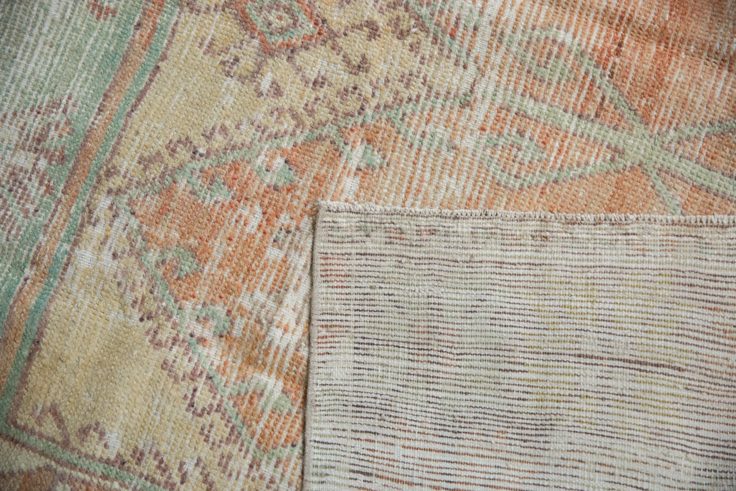 5x11.5 Vintage Distressed Oushak Rug Runner - Image 12