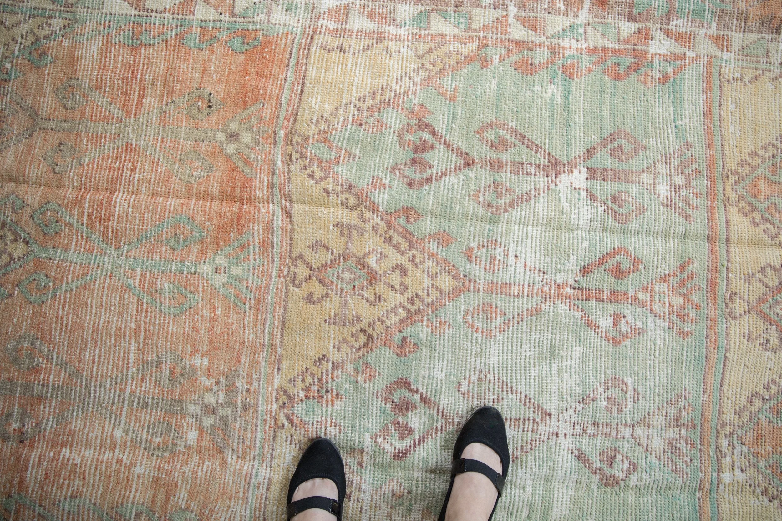 5x11.5 Vintage Distressed Oushak Rug Runner - Image 2
