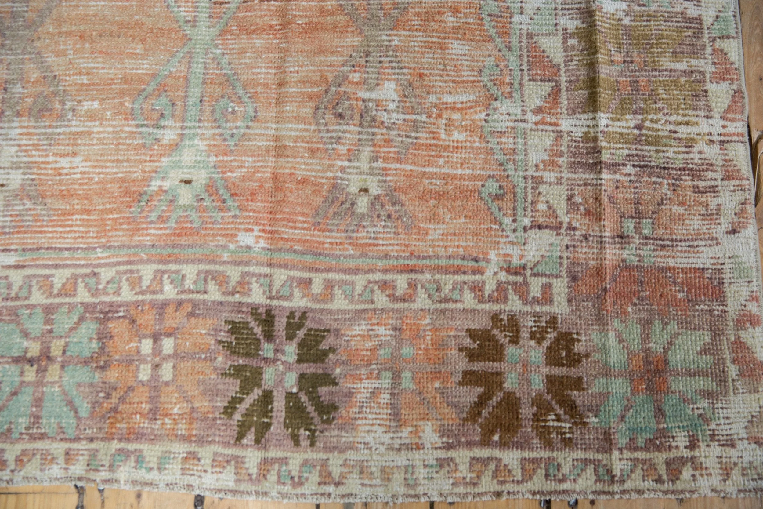 5x11.5 Vintage Distressed Oushak Rug Runner - Image 5