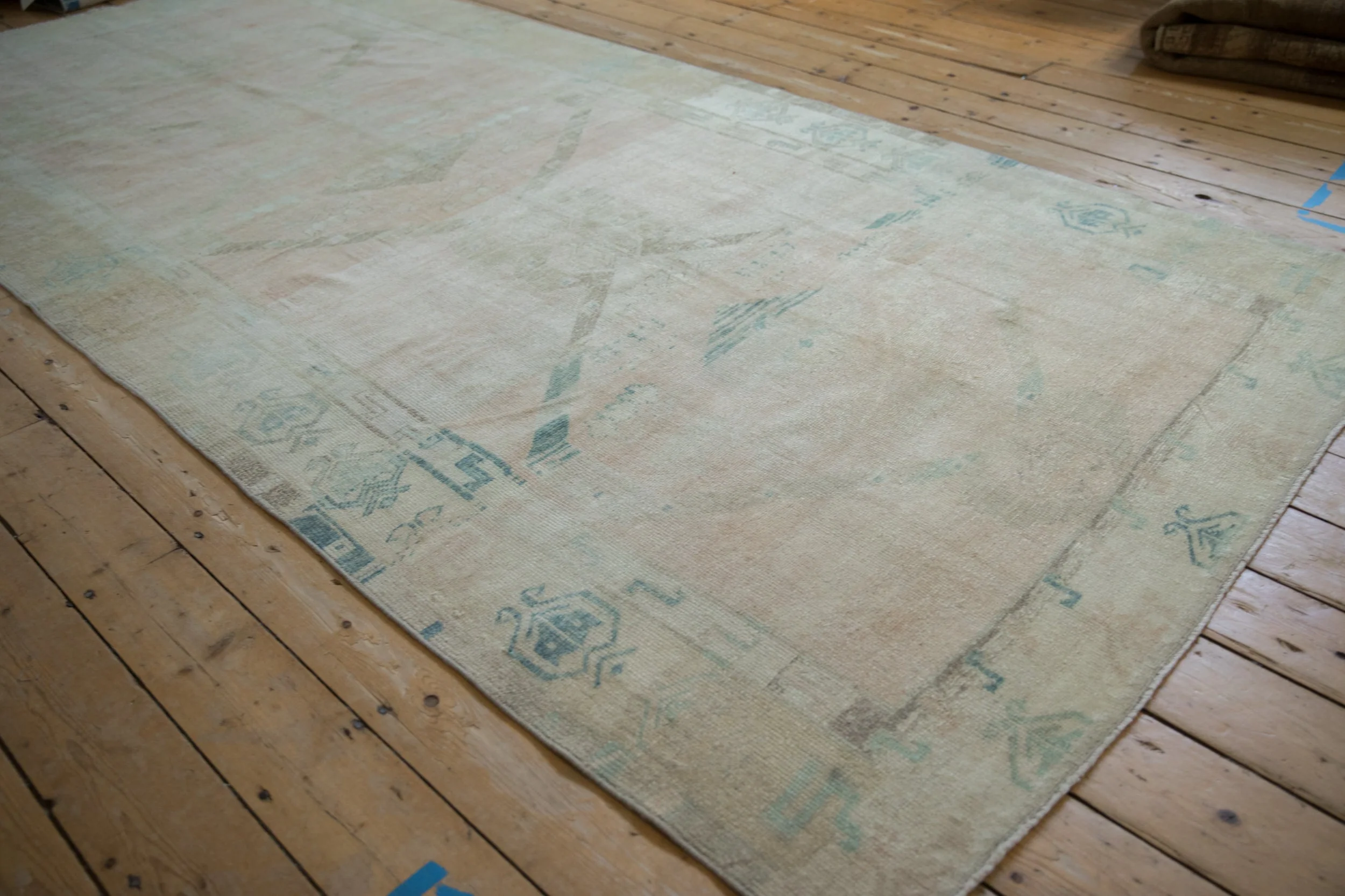 5x11 Vintage Distressed Oushak Rug Runner - Image 5