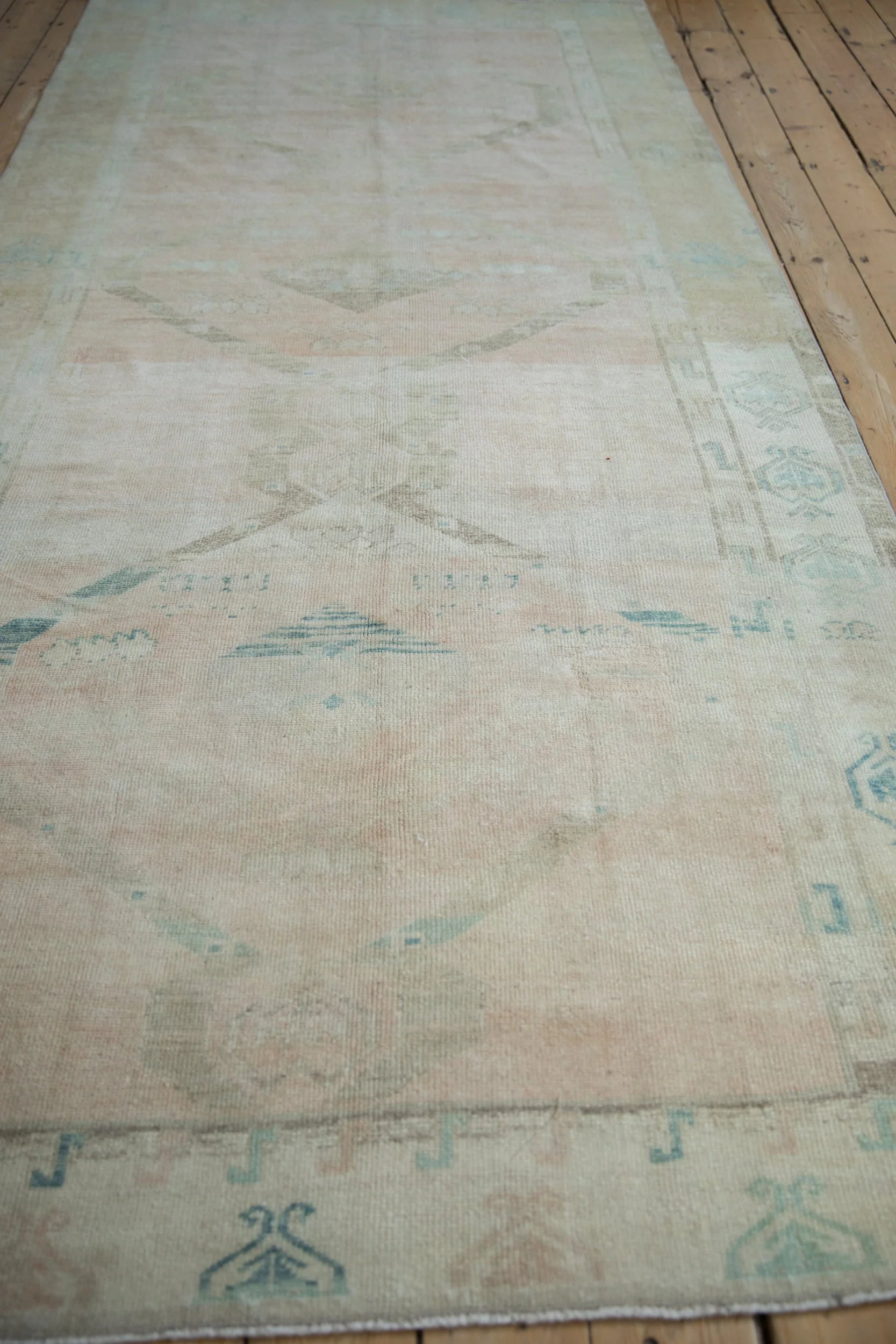 5x11 Vintage Distressed Oushak Rug Runner - Image 6