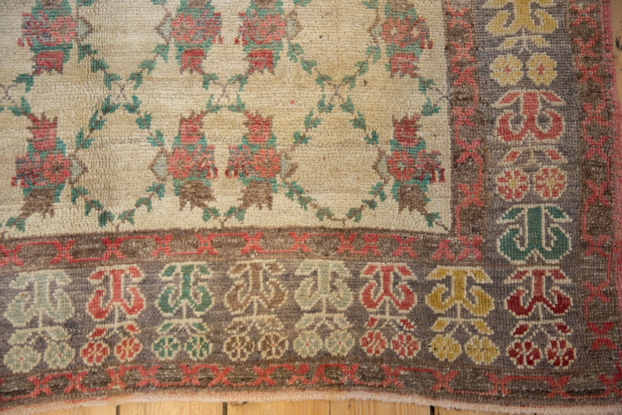 5x11 Vintage Distressed Oushak Rug Runner - Image 5