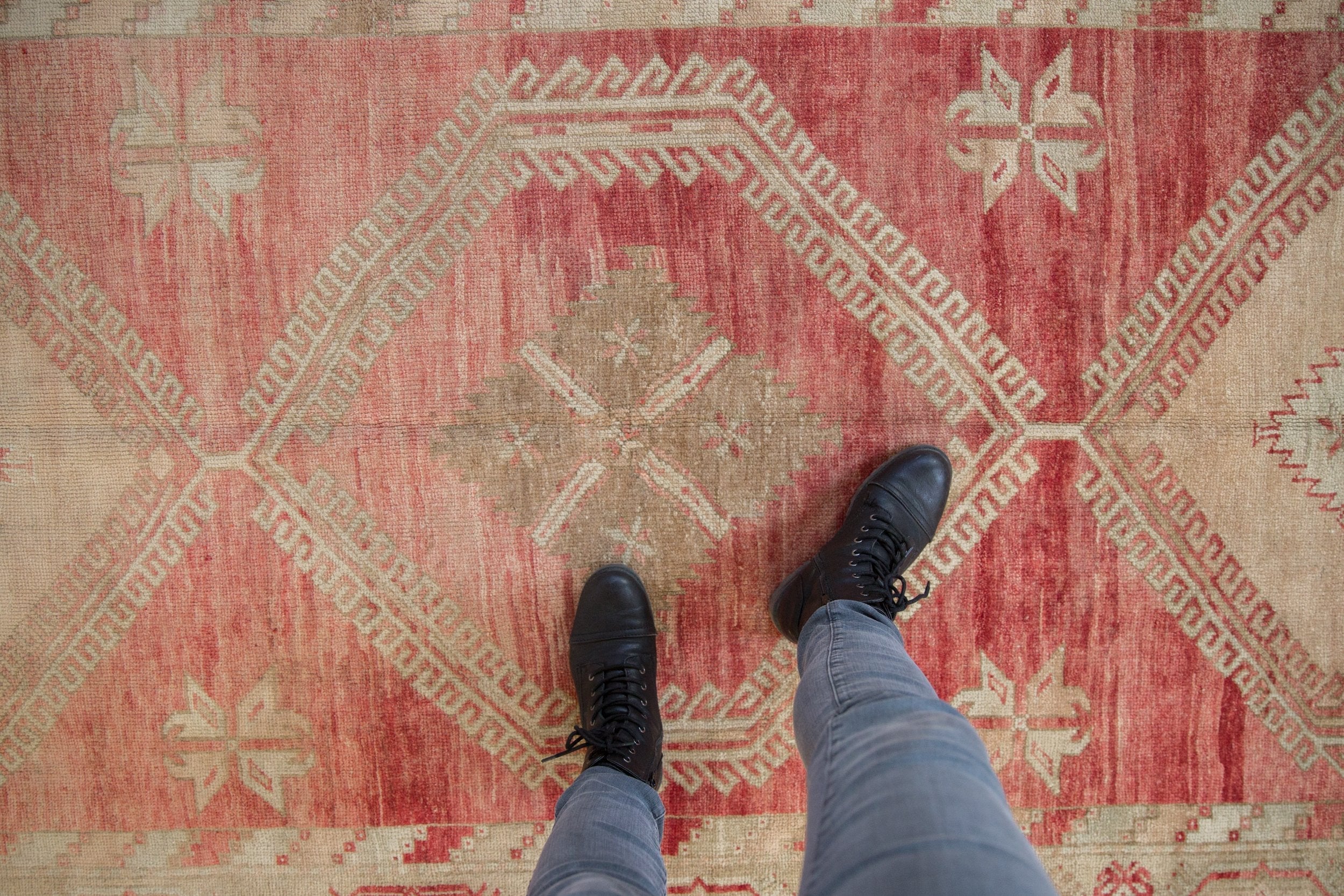 5x11 Vintage Distressed Oushak Rug Runner - Image 2