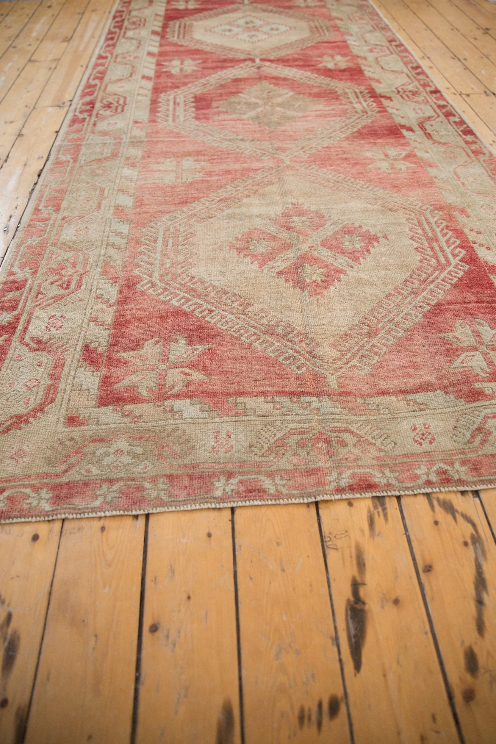 5x11 Vintage Distressed Oushak Rug Runner - Image 3
