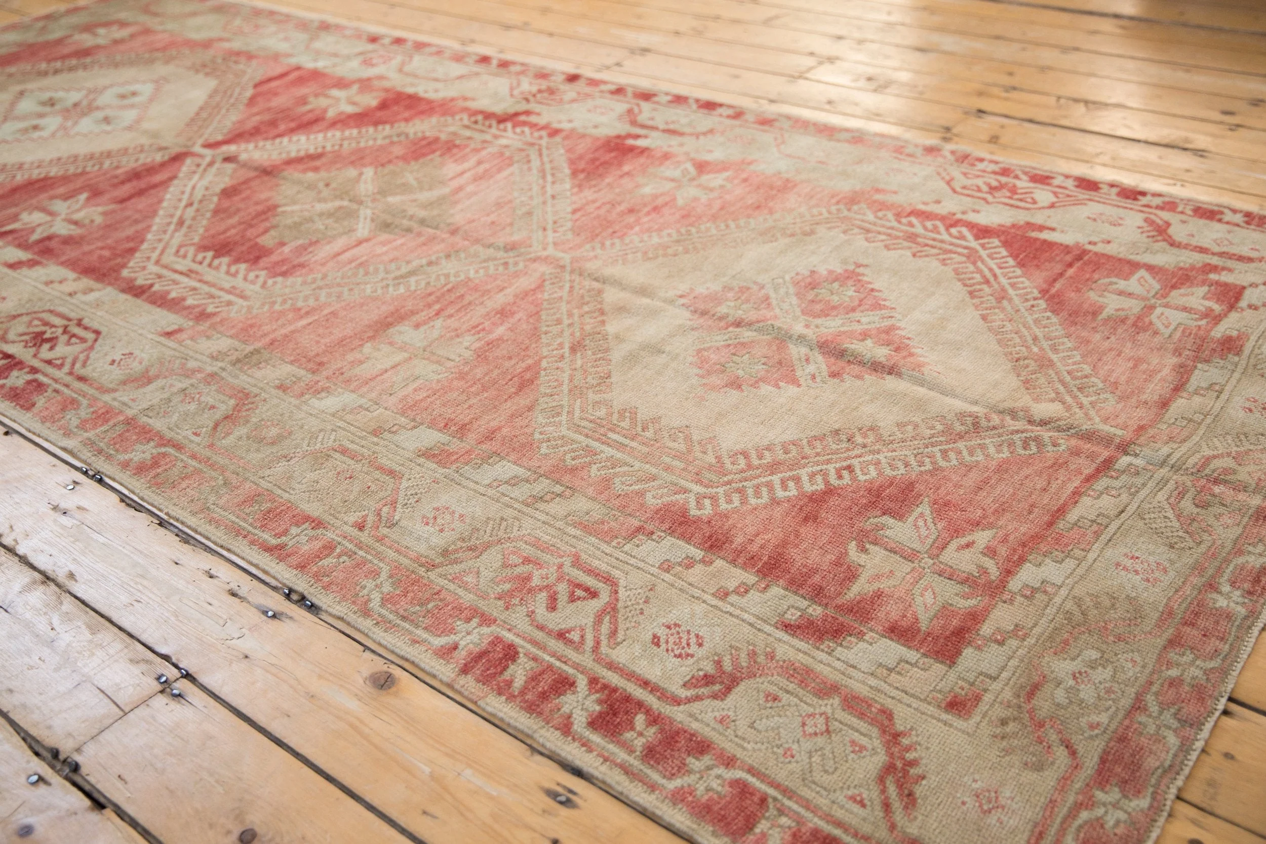 5x11 Vintage Distressed Oushak Rug Runner - Image 5