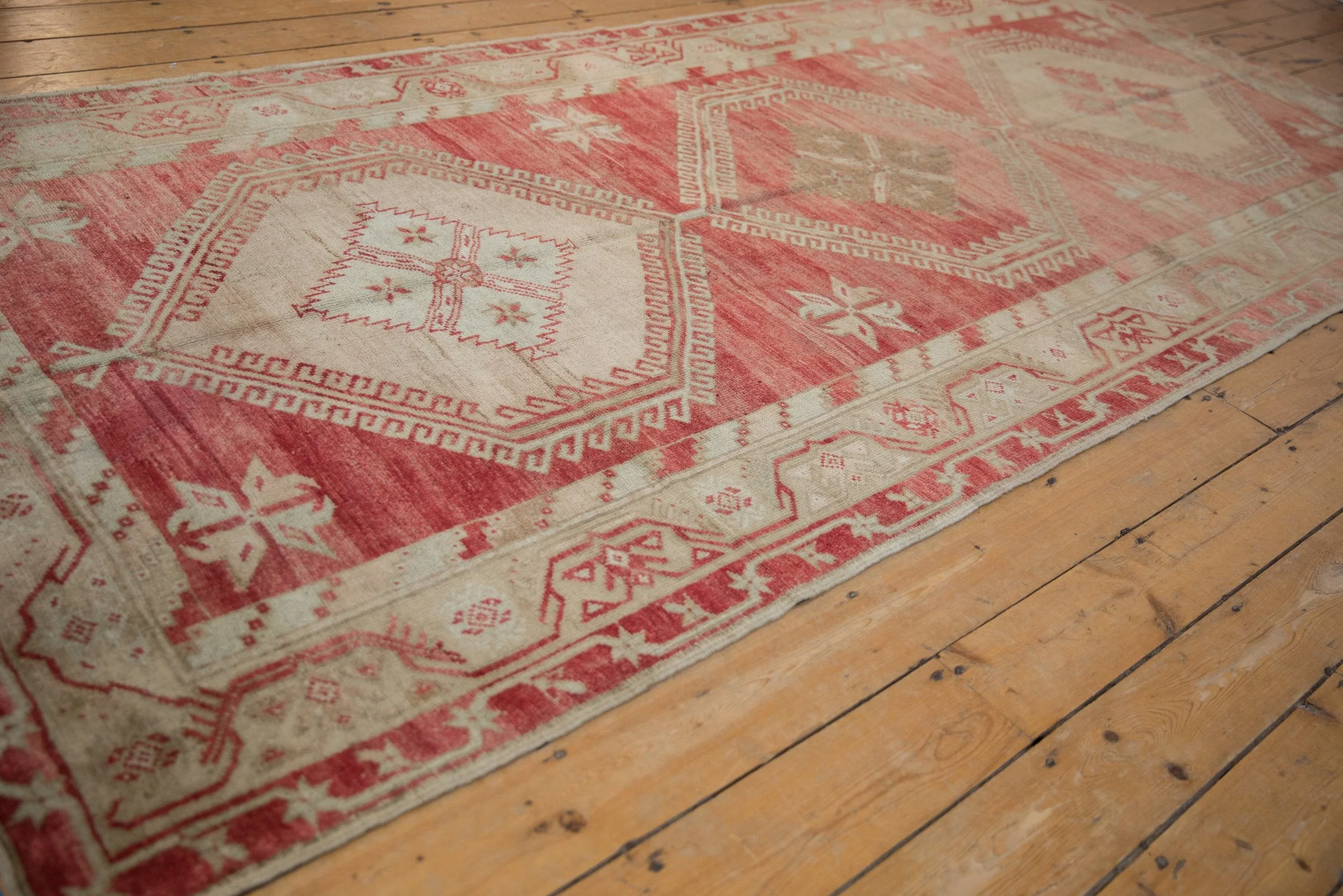 5x11 Vintage Distressed Oushak Rug Runner - Image 7