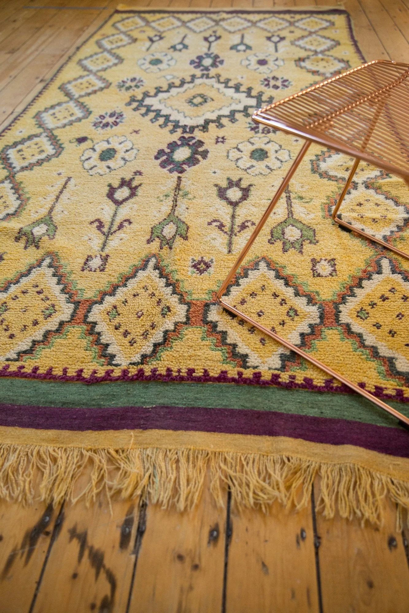 5x11 Vintage Moroccan Rug Runner - Image 3