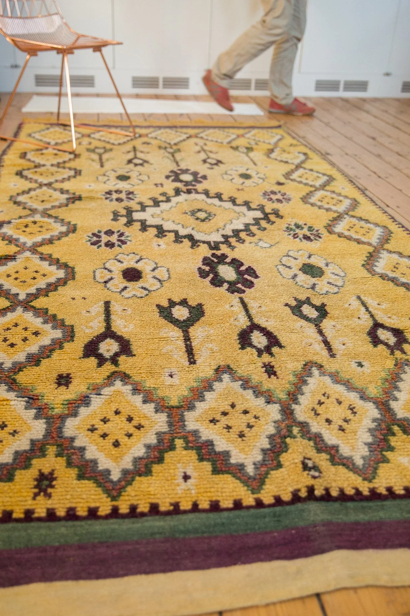 5x11 Vintage Moroccan Rug Runner - Image 9