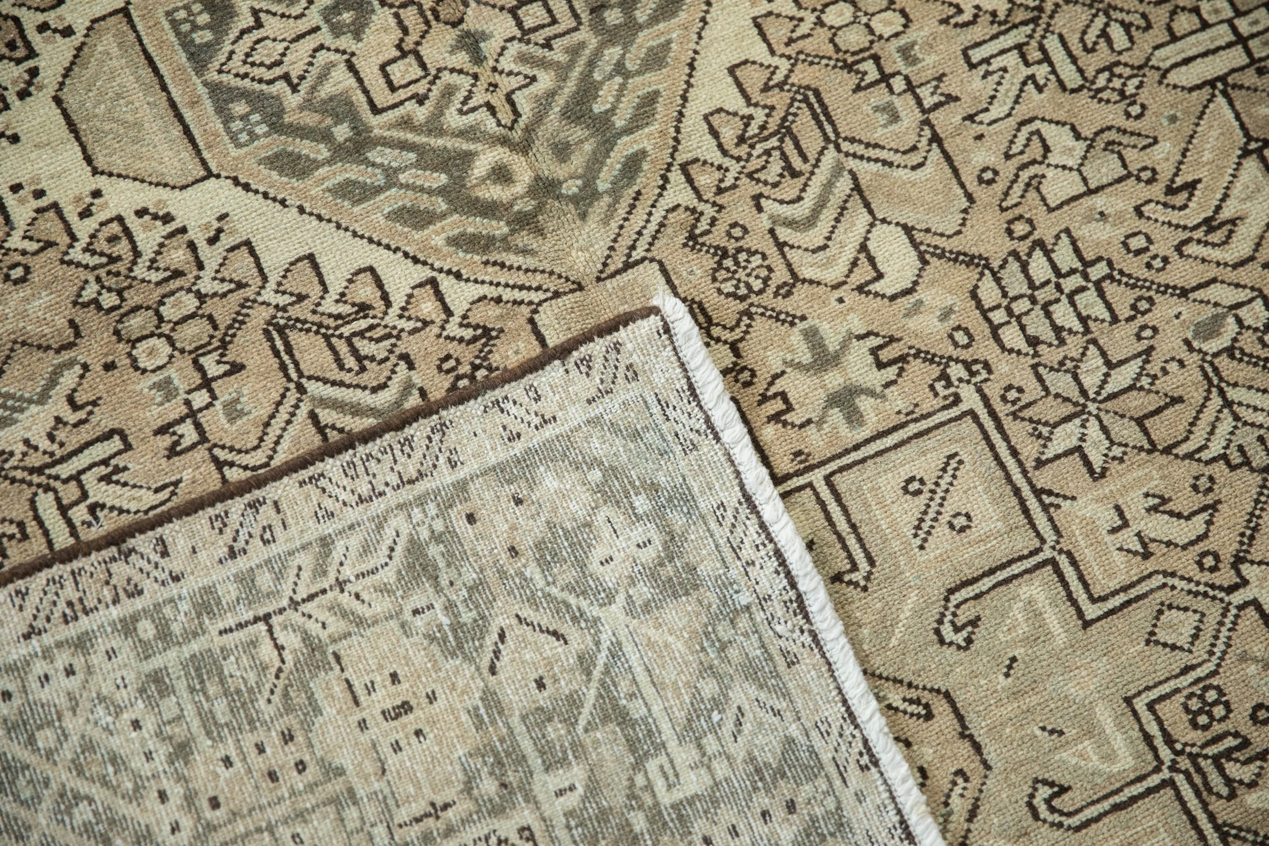 5x12.5 Vintage Distressed Karaja Rug Runner - Image 11