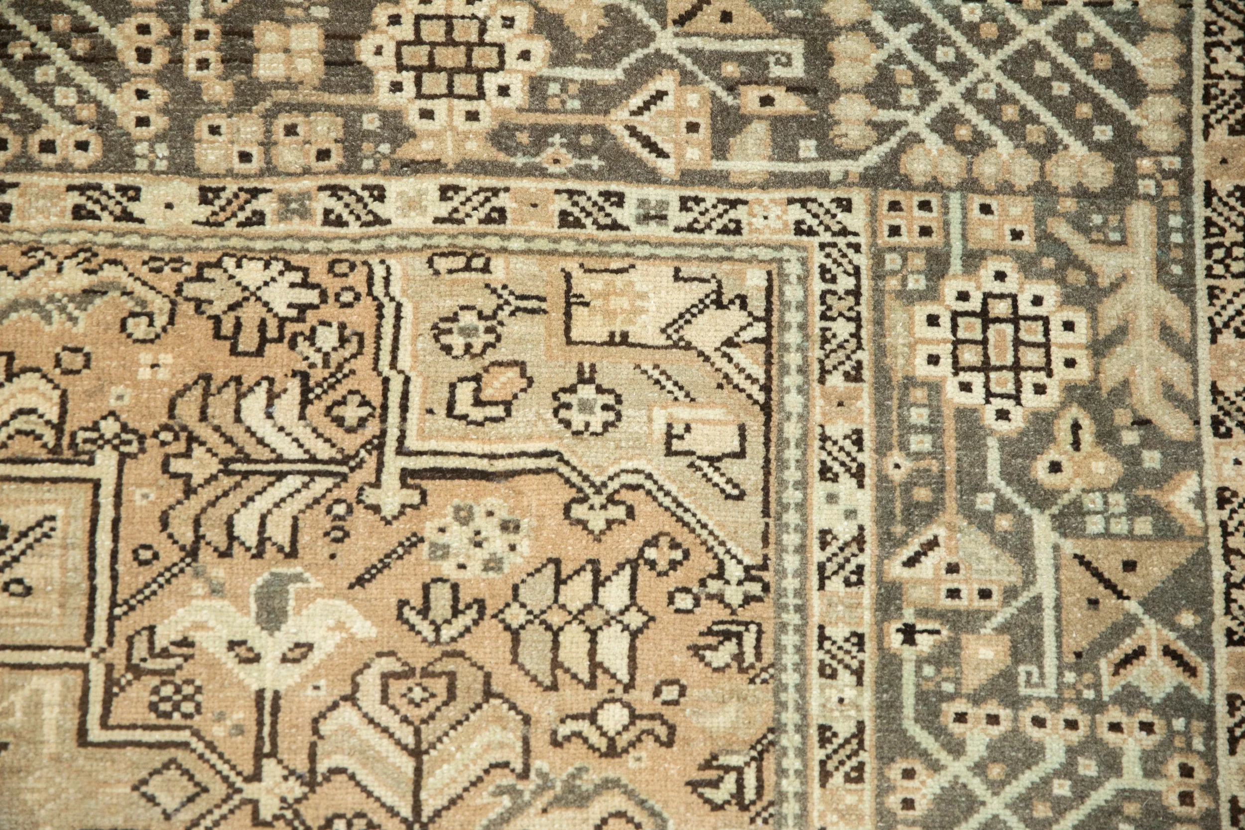 5x12.5 Vintage Distressed Karaja Rug Runner - Image 3