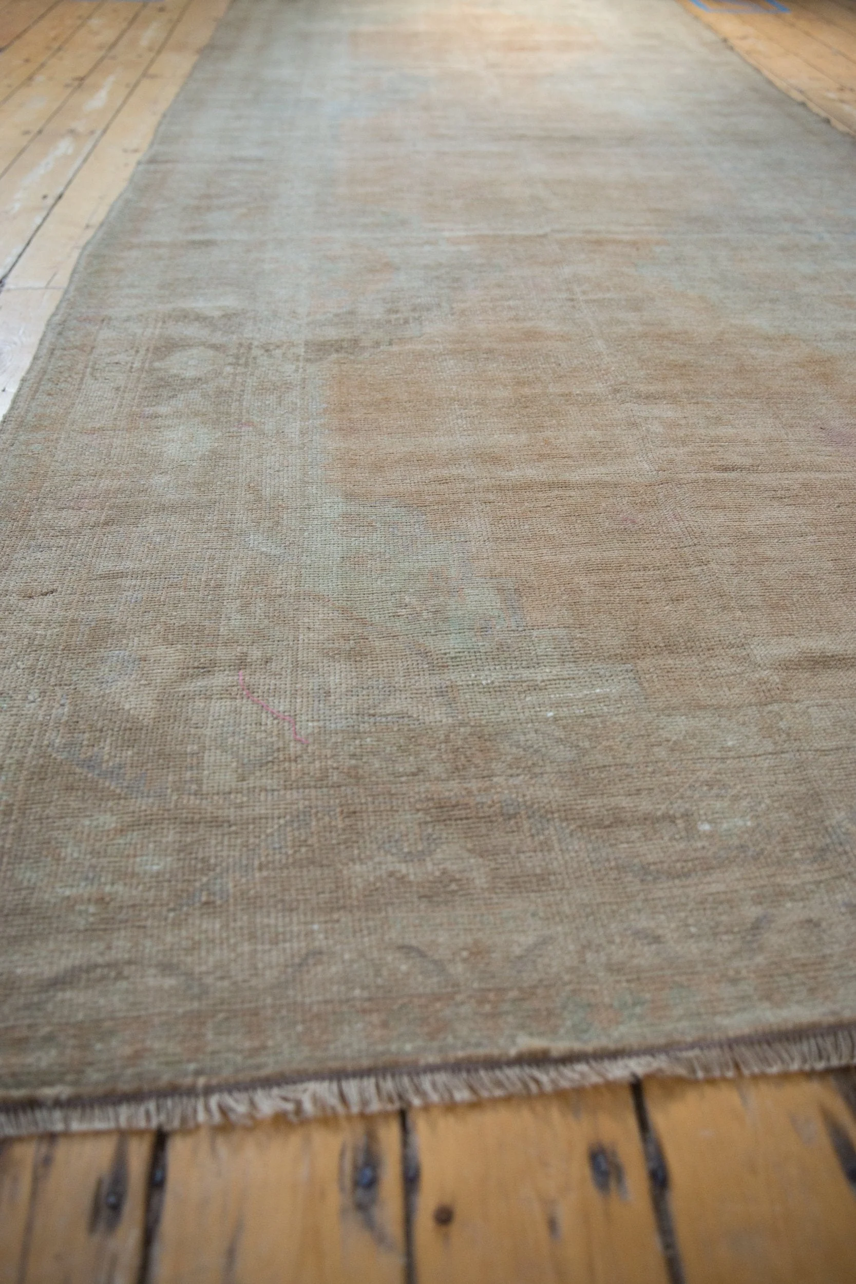 5x12.5 Vintage Distressed Oushak Rug Runner - Image 6