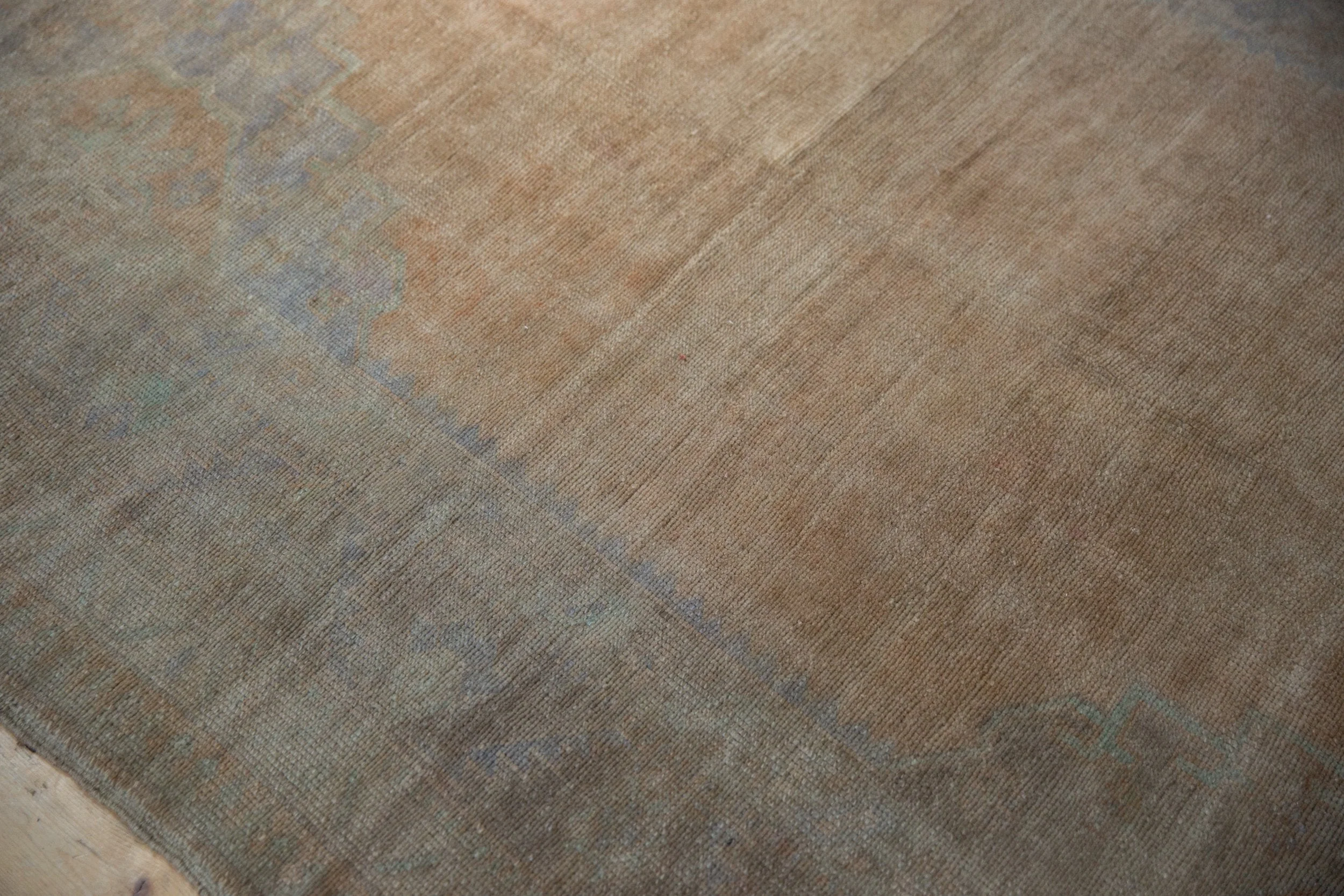 5x12.5 Vintage Distressed Oushak Rug Runner - Image 9
