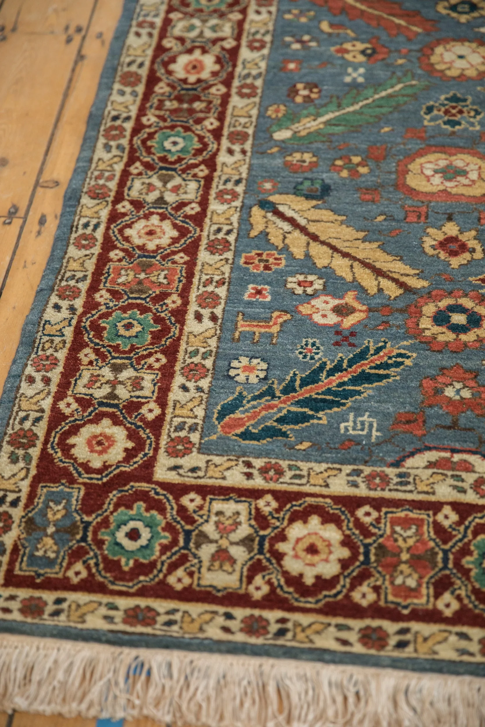 5x12 Vintage Armenian Veramin Design Rug Runner - Image 10