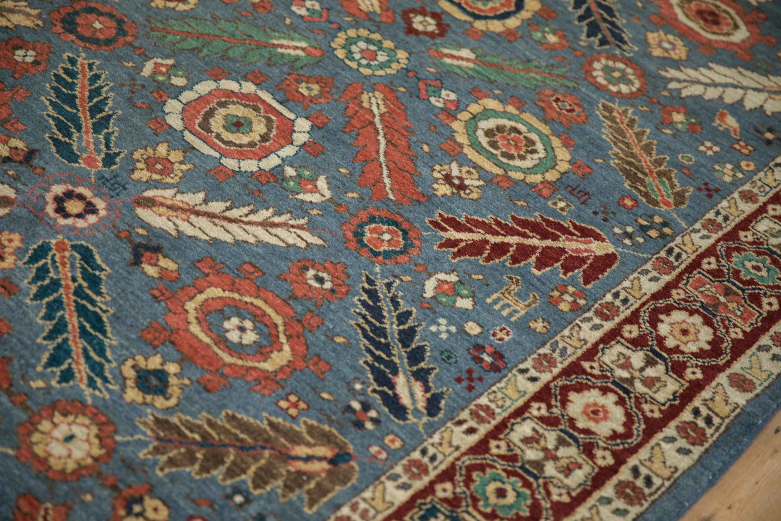 5x12 Vintage Armenian Veramin Design Rug Runner - Image 12