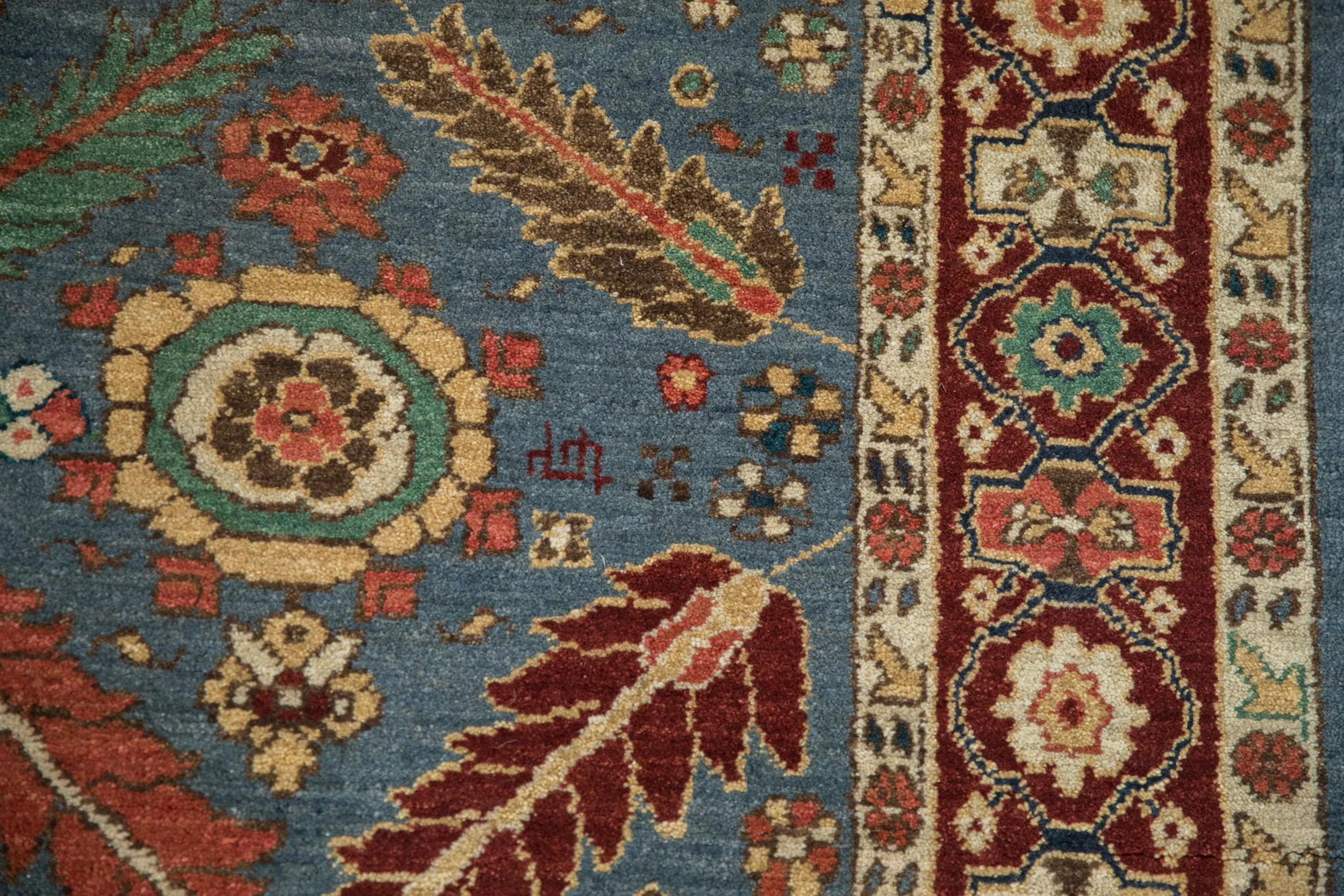 5x12 Vintage Armenian Veramin Design Rug Runner - Image 13