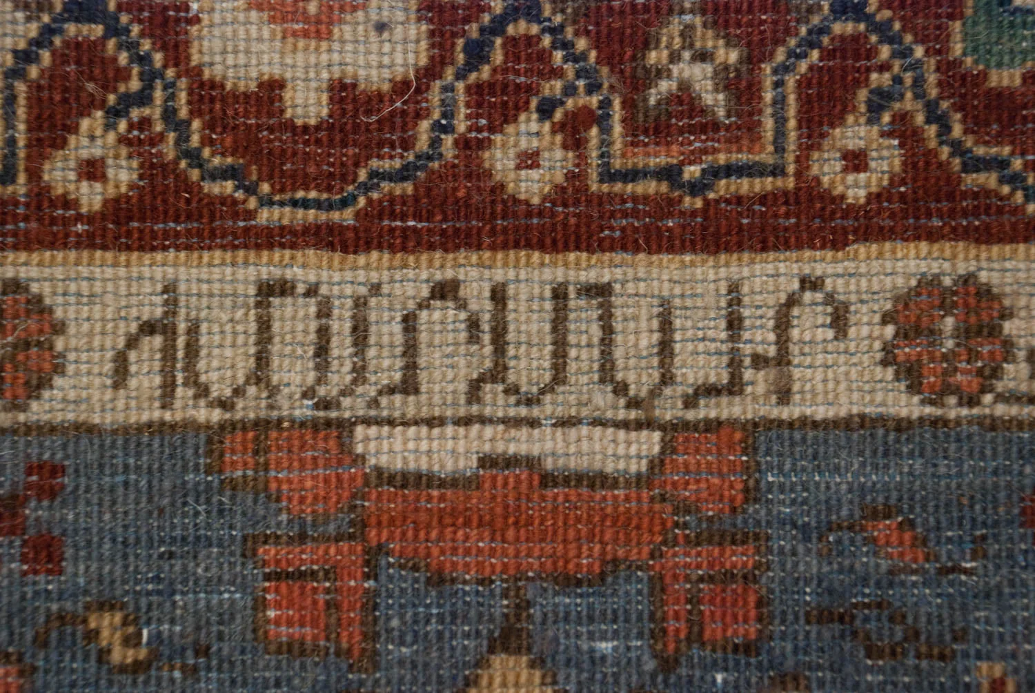 5x12 Vintage Armenian Veramin Design Rug Runner - Image 4