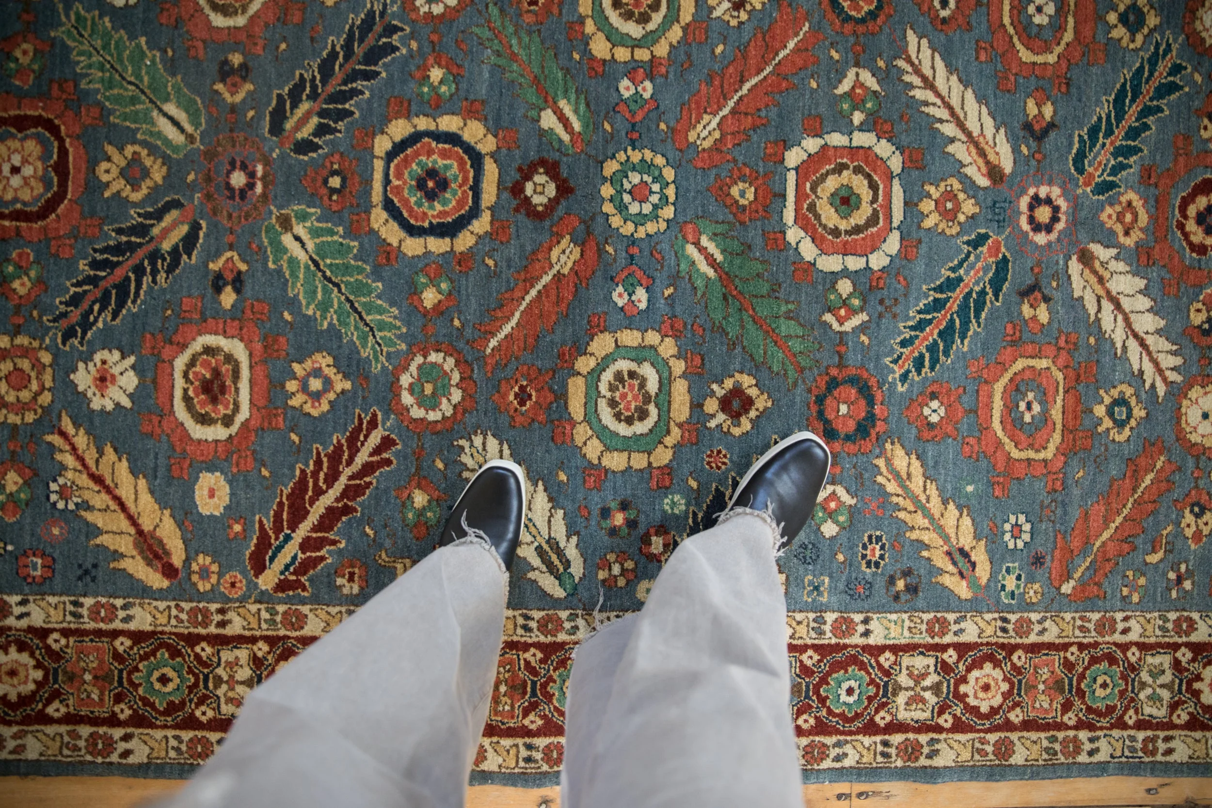 5x12 Vintage Armenian Veramin Design Rug Runner - Image 6