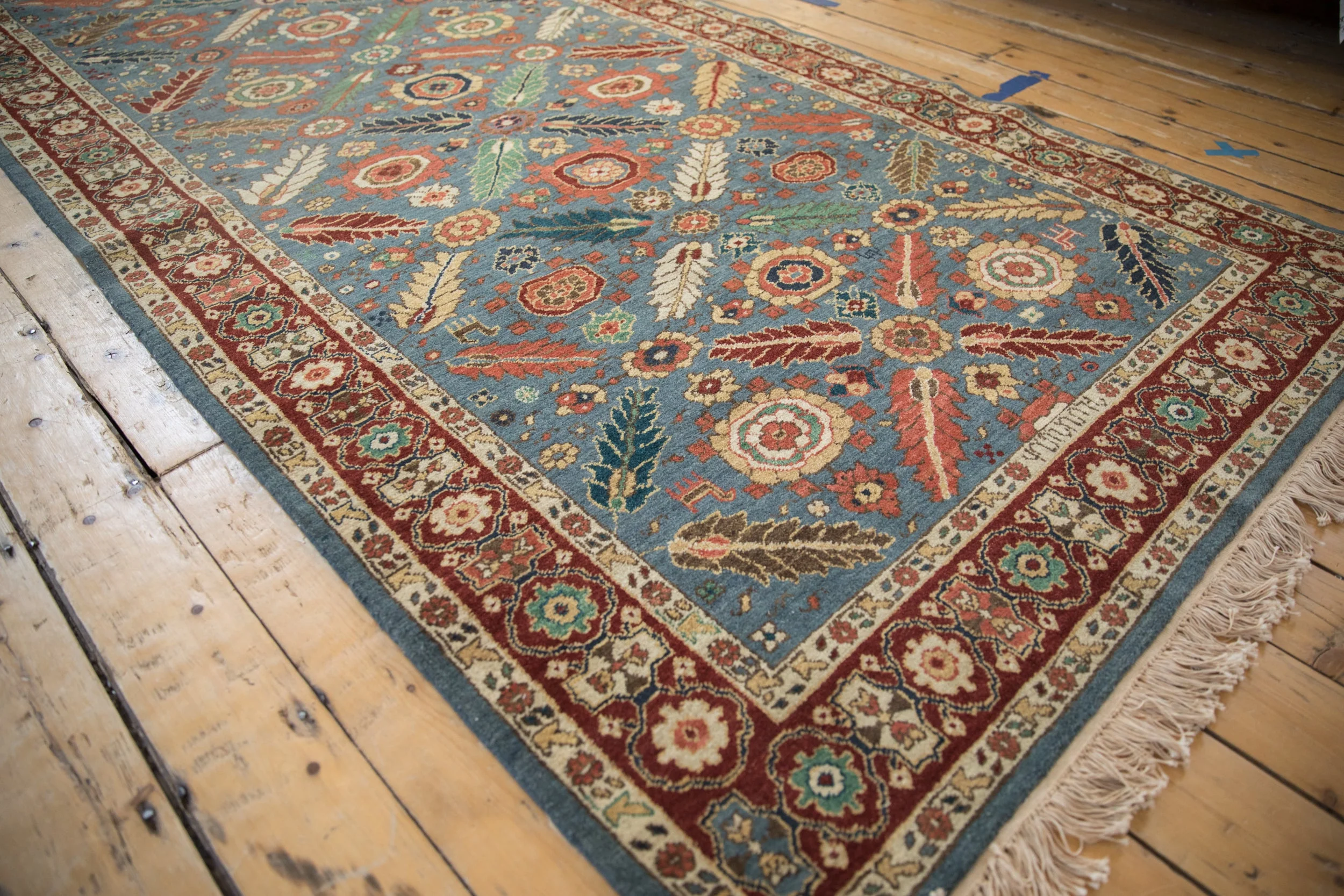 5x12 Vintage Armenian Veramin Design Rug Runner - Image 7